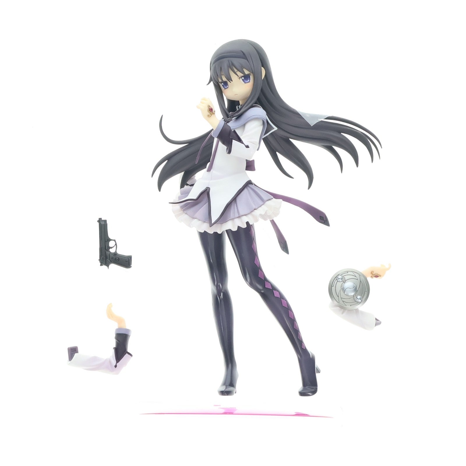 【中古即納】[FIG] 暁美ほむら(あけみほむら) 魔法少女まどか☆マギカ 1/8 完成品 フィギュア グッドスマイルカンパニー(20120323)