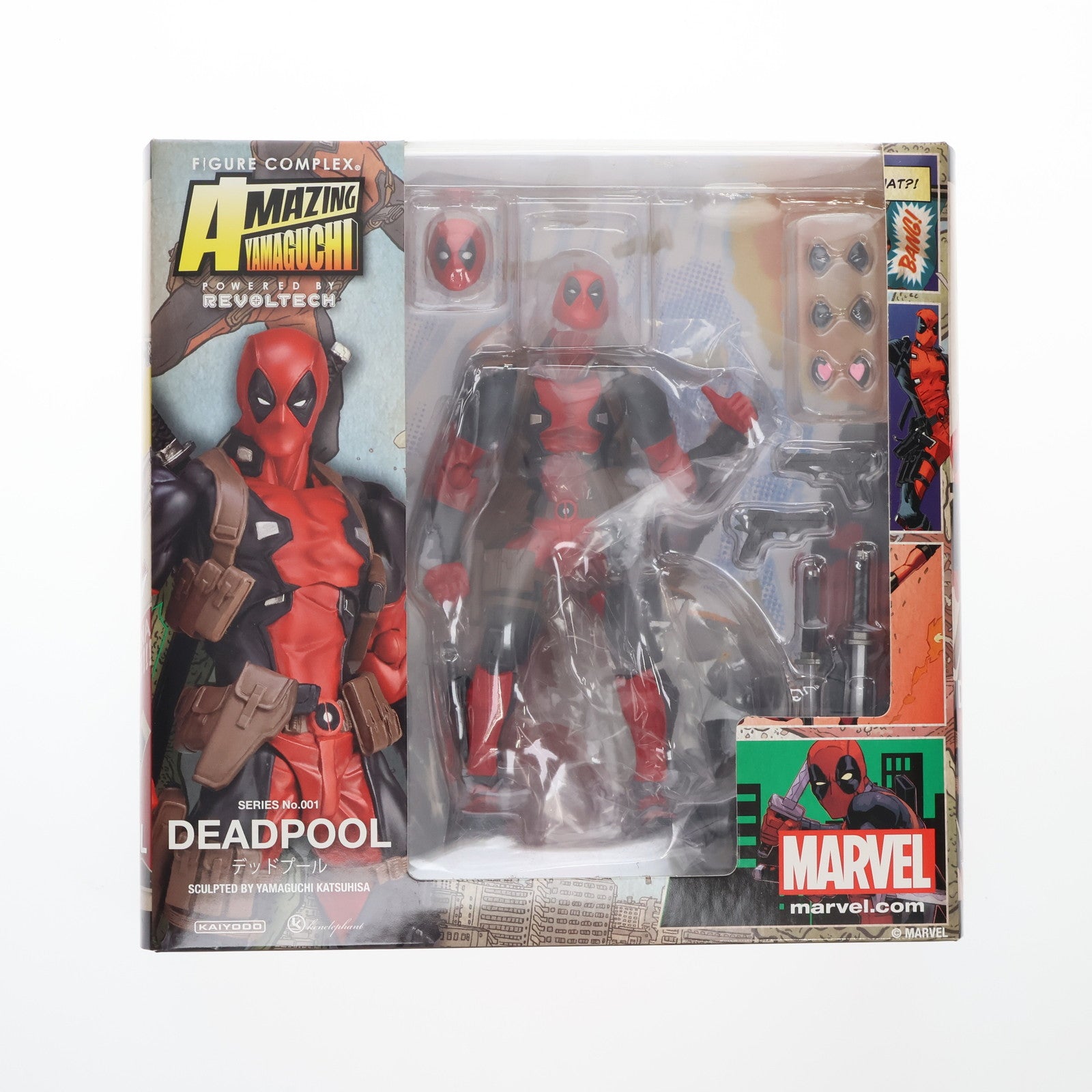 【中古即納】[FIG] アメイジングヤマグチ No.001 DEAD POOL(デッドプール) マーベル・コミック 完成品 可動フィギュア 海洋堂(20180623)