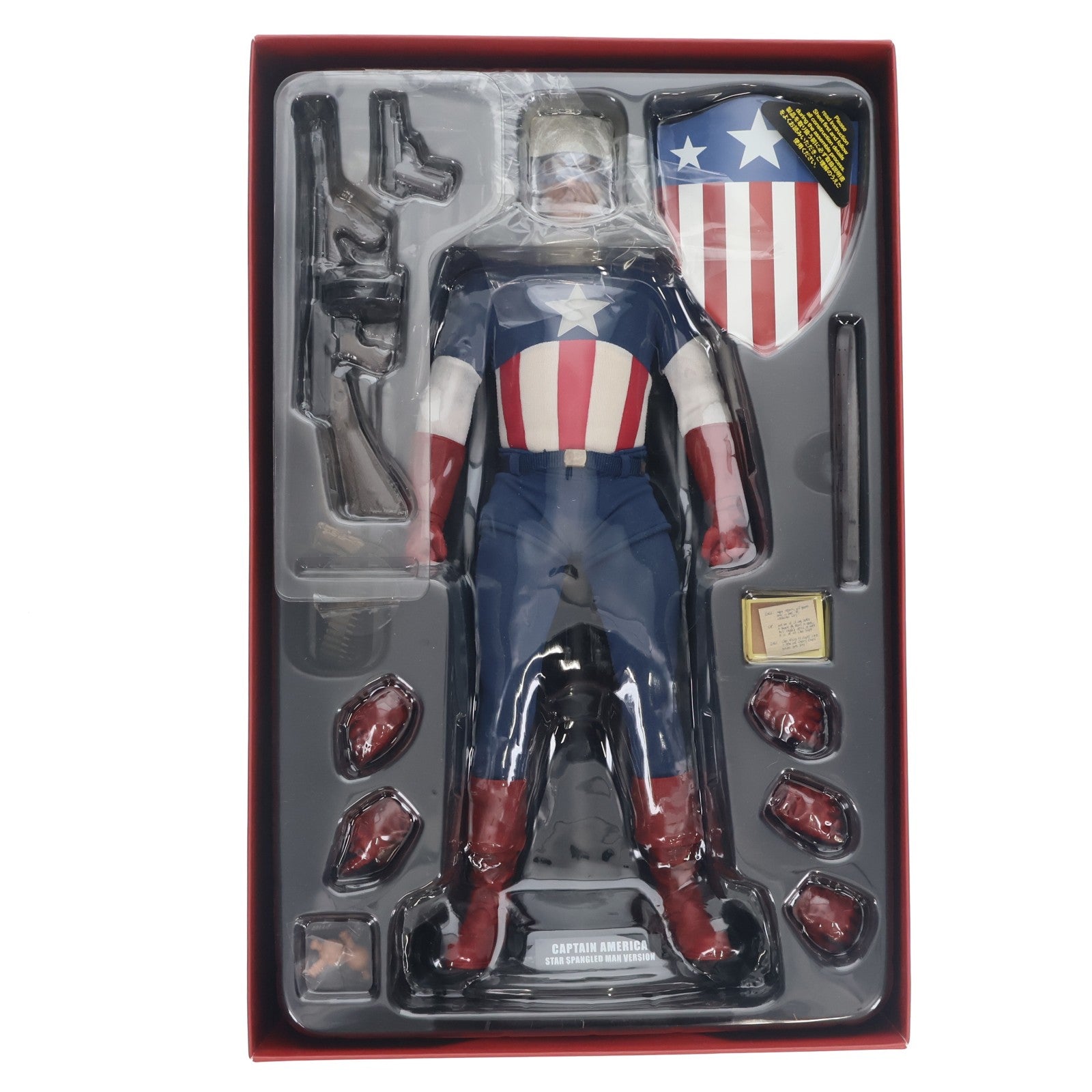 【中古即納】[FIG] トイサピエンス限定 ムービー・マスターピース キャプテン・アメリカ(アーミー・マスコット版) キャプテン・アメリカ/ザ・ファースト・アベンジャー 1/6 完成品 アクションフィギュア(MMS205) ホットトイズ(20130824)
