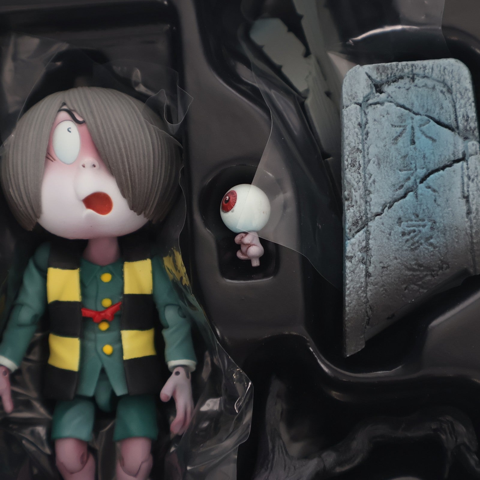【中古即納】[FIG] リボルテックタケヤ No.006 ゲゲゲの鬼太郎 立体絵巻 鬼太郎(きたろう) ゲゲゲの鬼太郎 完成品 フィギュア 海洋堂(20130713)