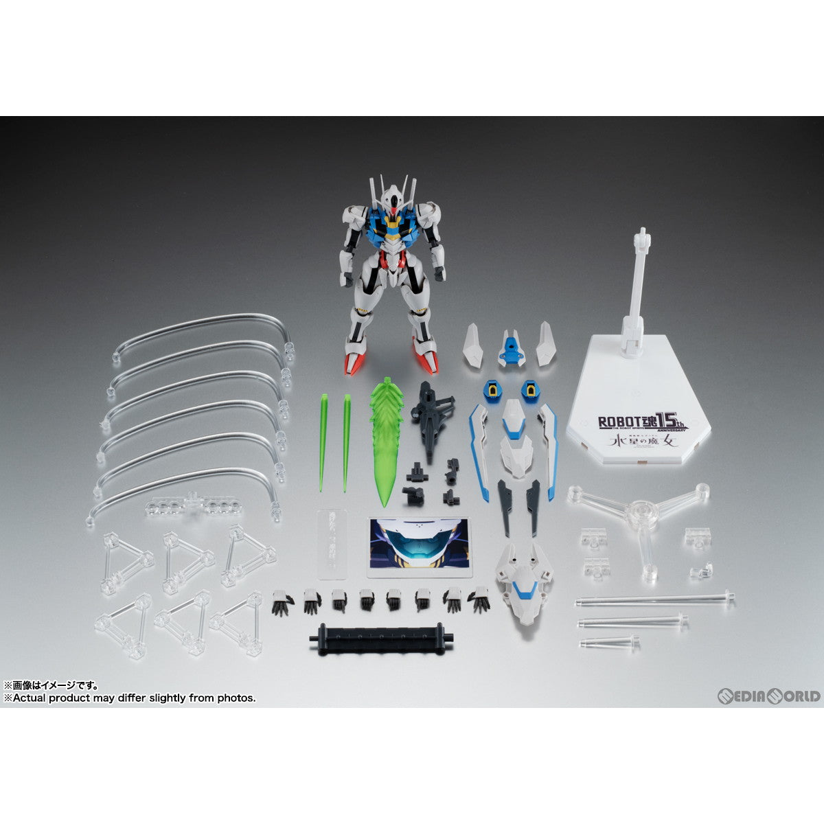 【中古即納】[FIG] ROBOT魂(SIDE MS) XVX-016 ガンダム・エアリアル ver. A.N.I.M.E. ～ROBOT魂15th ANNIVERSARY～ 機動戦士ガンダム 水星の魔女 完成品 可動フィギュア バンダイスピリッツ(20230916)