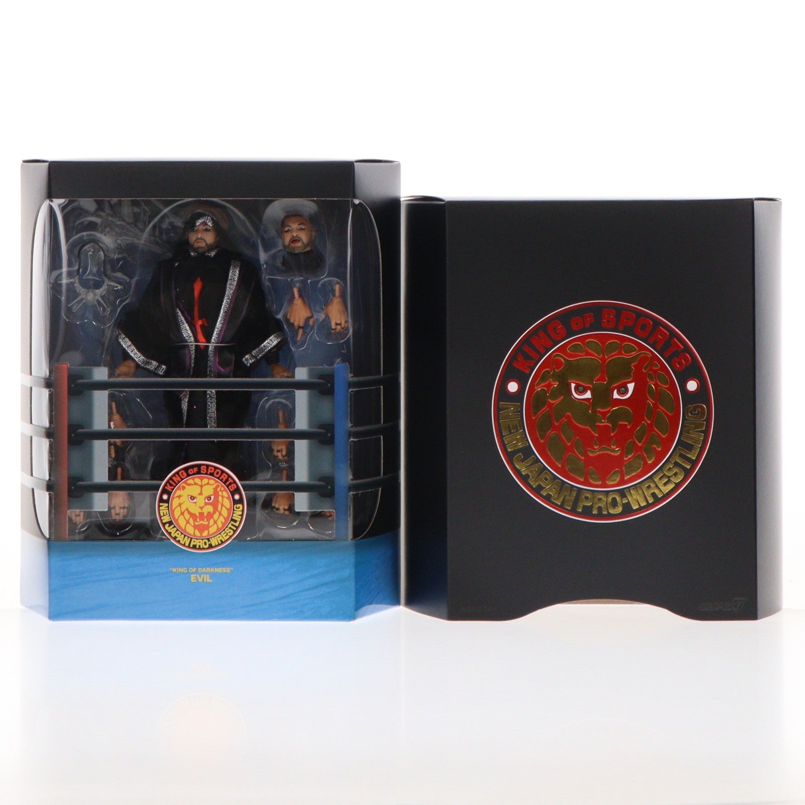 【中古即納】[FIG] アルティメイト 7インチ アクションフィギュア 『新日本プロレス』シリーズ2 キング・オブ・ダークネス EVIL 完成品 可動フィギュア SUPER7(スーパー7)(20220212)