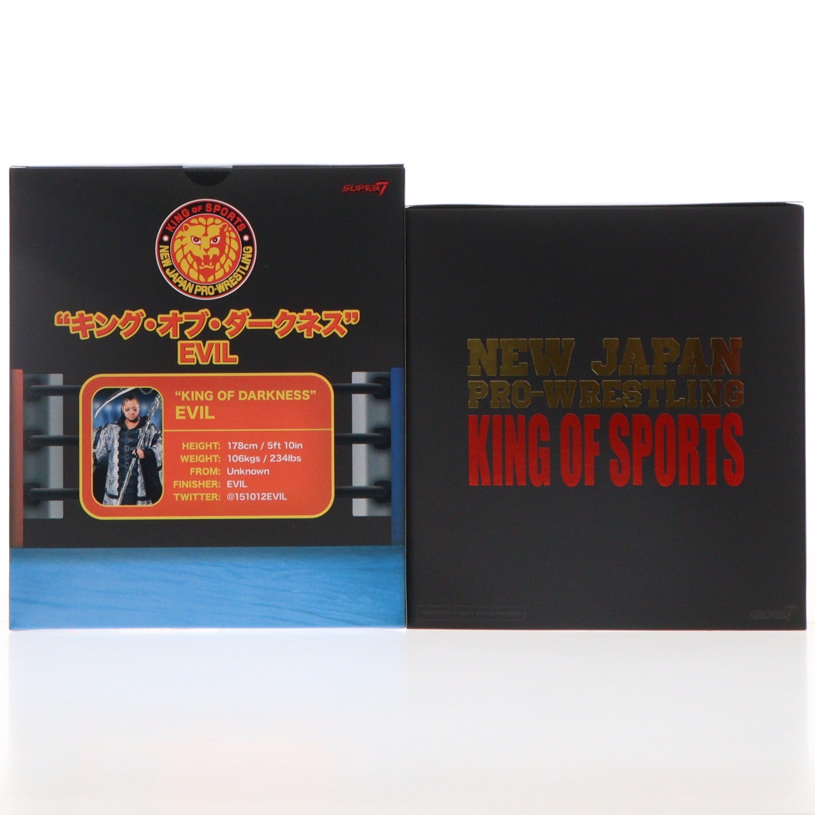 【中古即納】[FIG] アルティメイト 7インチ アクションフィギュア 『新日本プロレス』シリーズ2 キング・オブ・ダークネス EVIL 完成品 可動フィギュア SUPER7(スーパー7)(20220212)