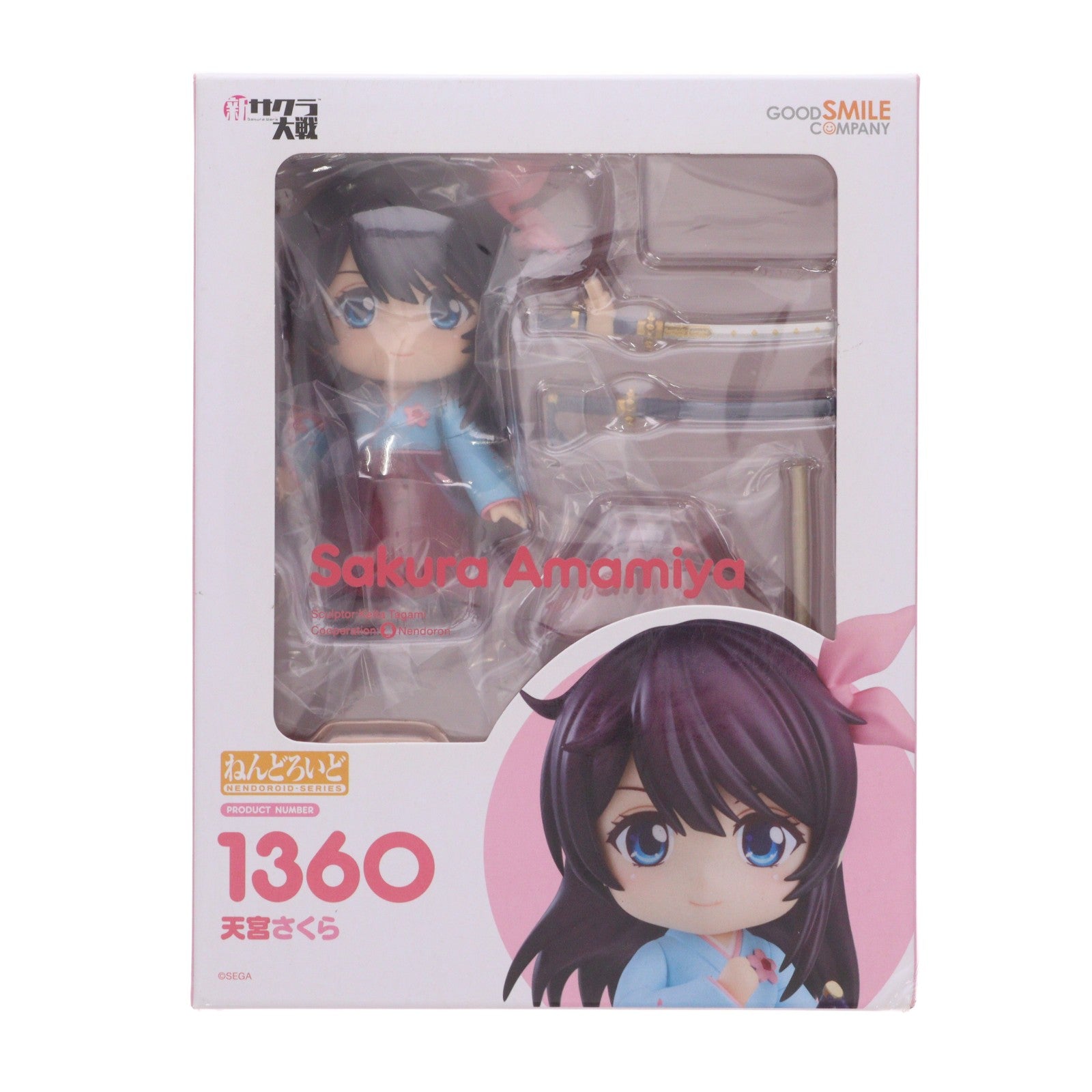 【中古即納】[FIG] ねんどろいど 1360 天宮さくら(あまみやさくら) 新サクラ大戦 完成品 可動フィギュア グッドスマイルカンパニー(20201226)
