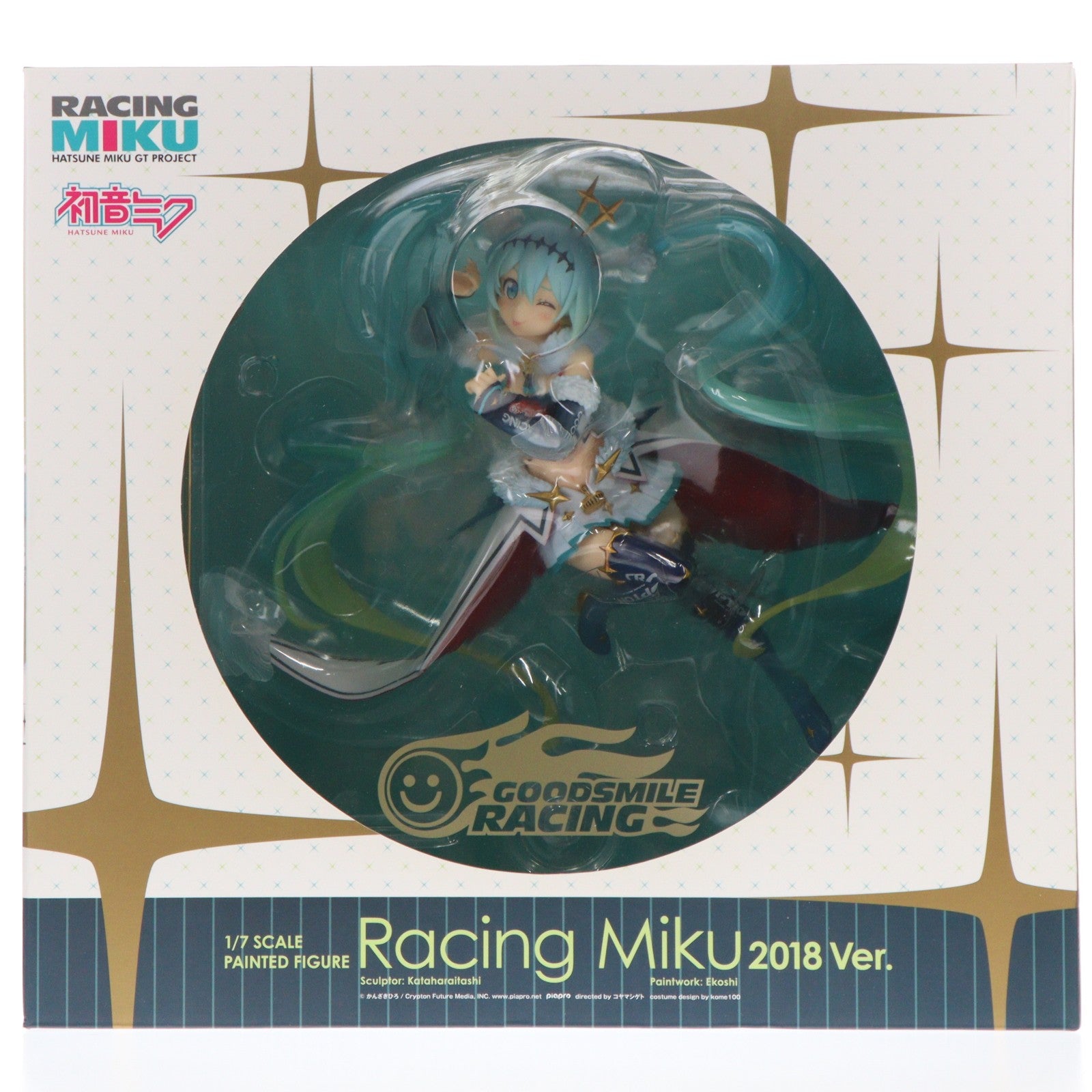 【中古即納】[FIG] レーシングミク 2018Ver. 初音ミク GTプロジェクト 1/7 完成品 フィギュア グッドスマイルレーシング(20200612)