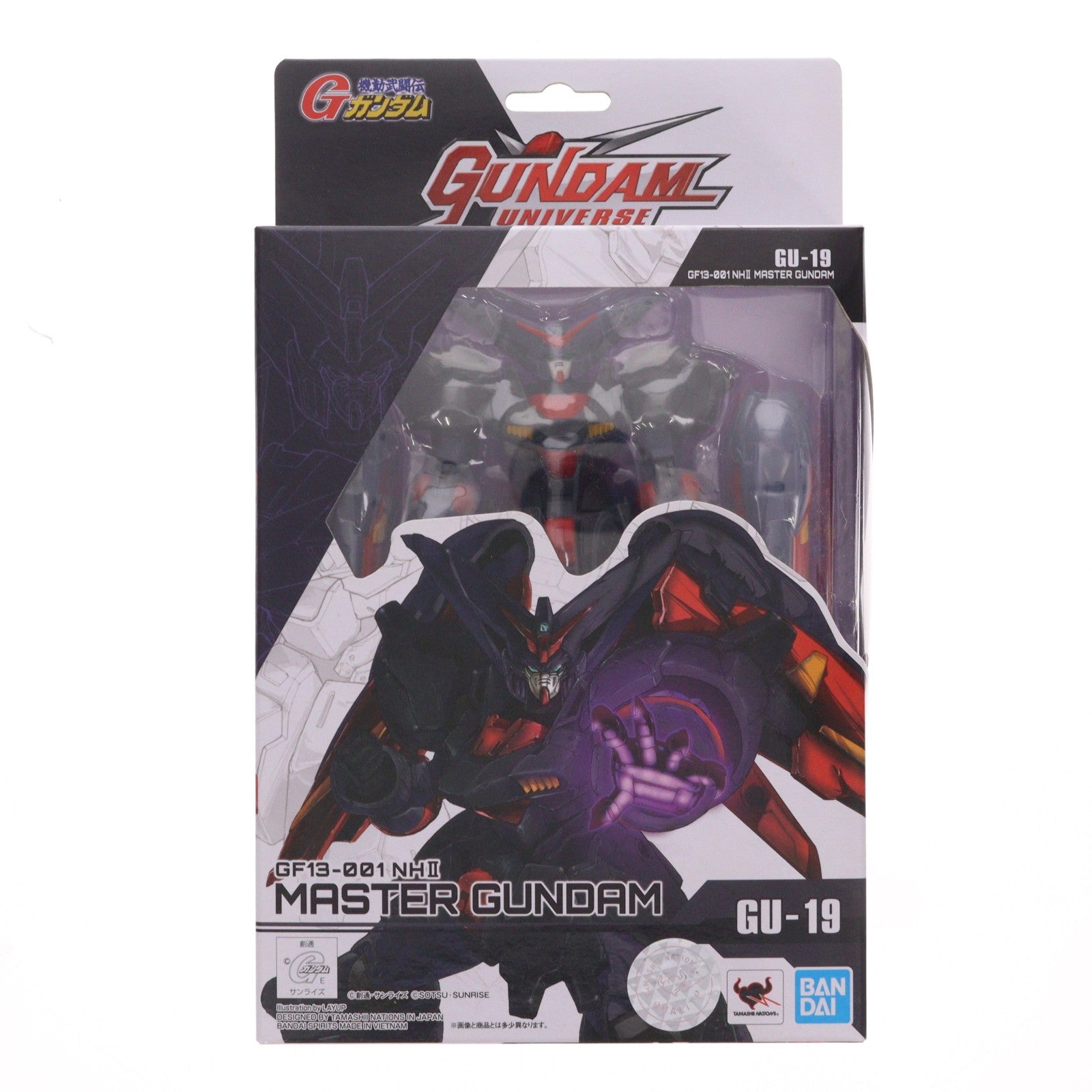 【中古即納】[FIG] GUNDAM UNIVERSE(ガンダムユニバース) GF13-001 NHII MASTER GUNDAM(マスターガンダム) 機動武闘伝Gガンダム 完成品 可動フィギュア バンダイスピリッツ(20220625)