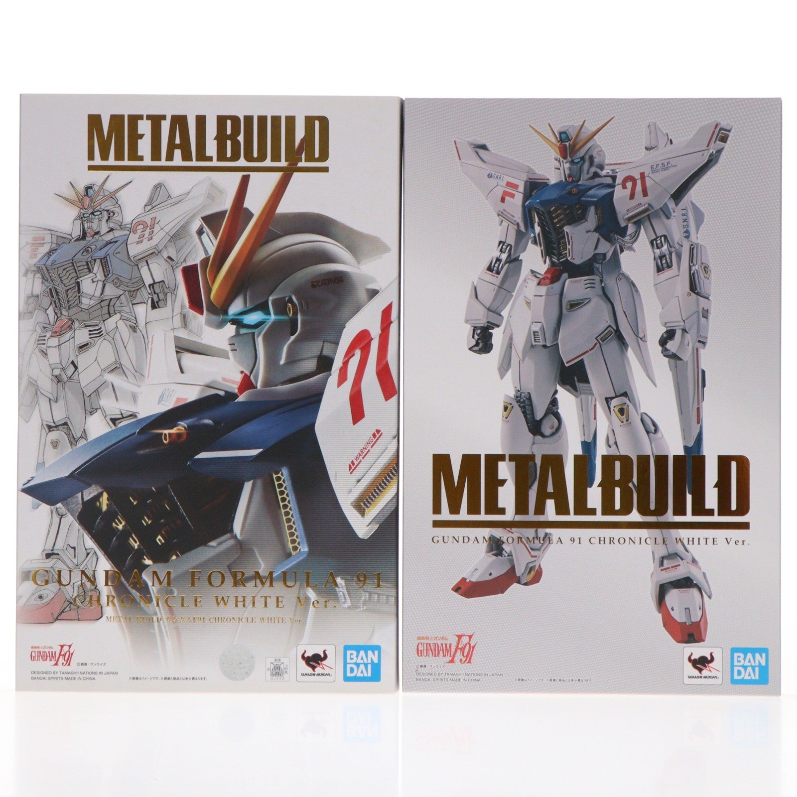 【中古即納】[FIG] METAL BUILD ガンダムF91 CHRONICLE WHITE Ver. 機動戦士ガンダムF91 完成品 可動フィギュア バンダイスピリッツ(20210327)