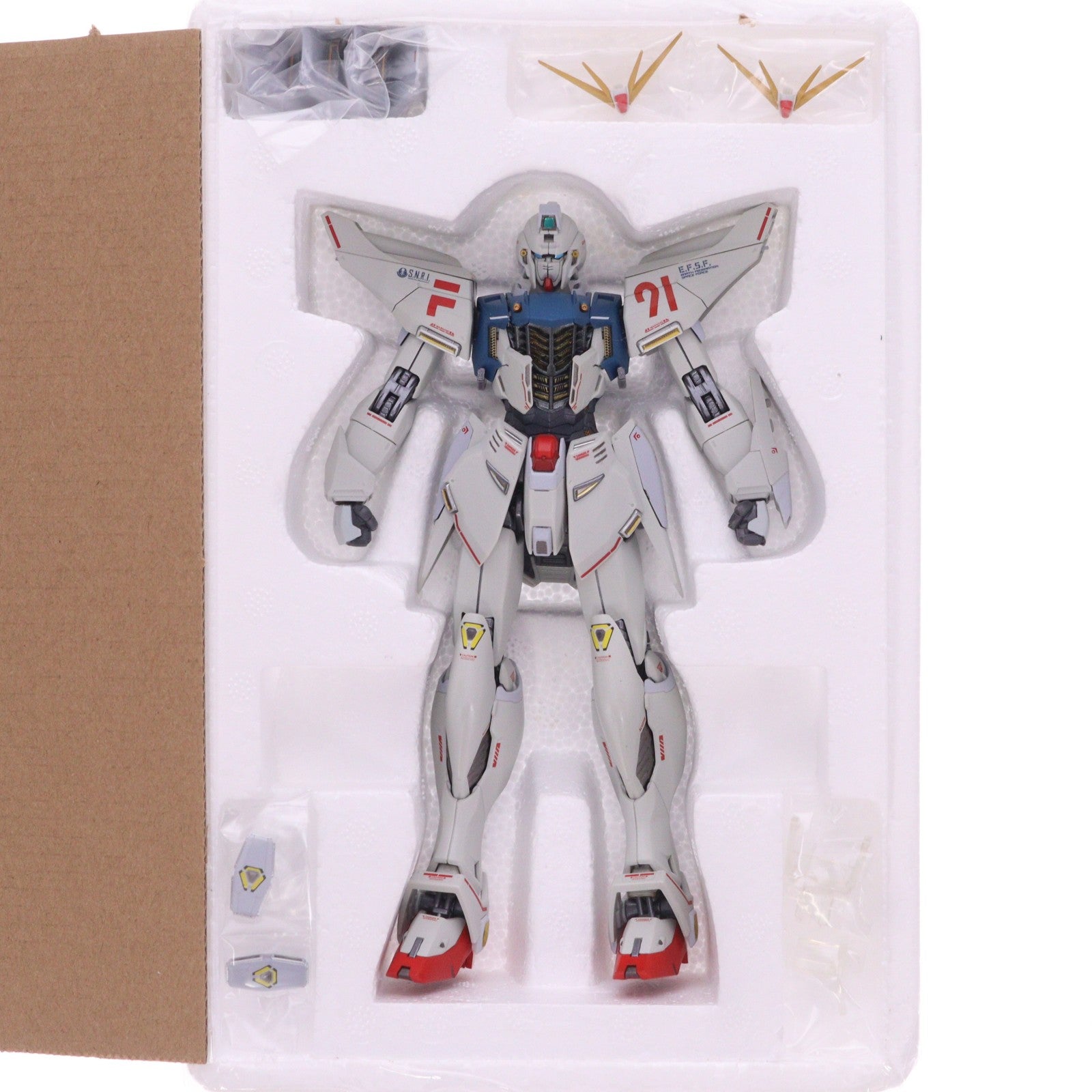 【中古即納】[FIG] METAL BUILD ガンダムF91 CHRONICLE WHITE Ver. 機動戦士ガンダムF91 完成品 可動フィギュア バンダイスピリッツ(20210327)