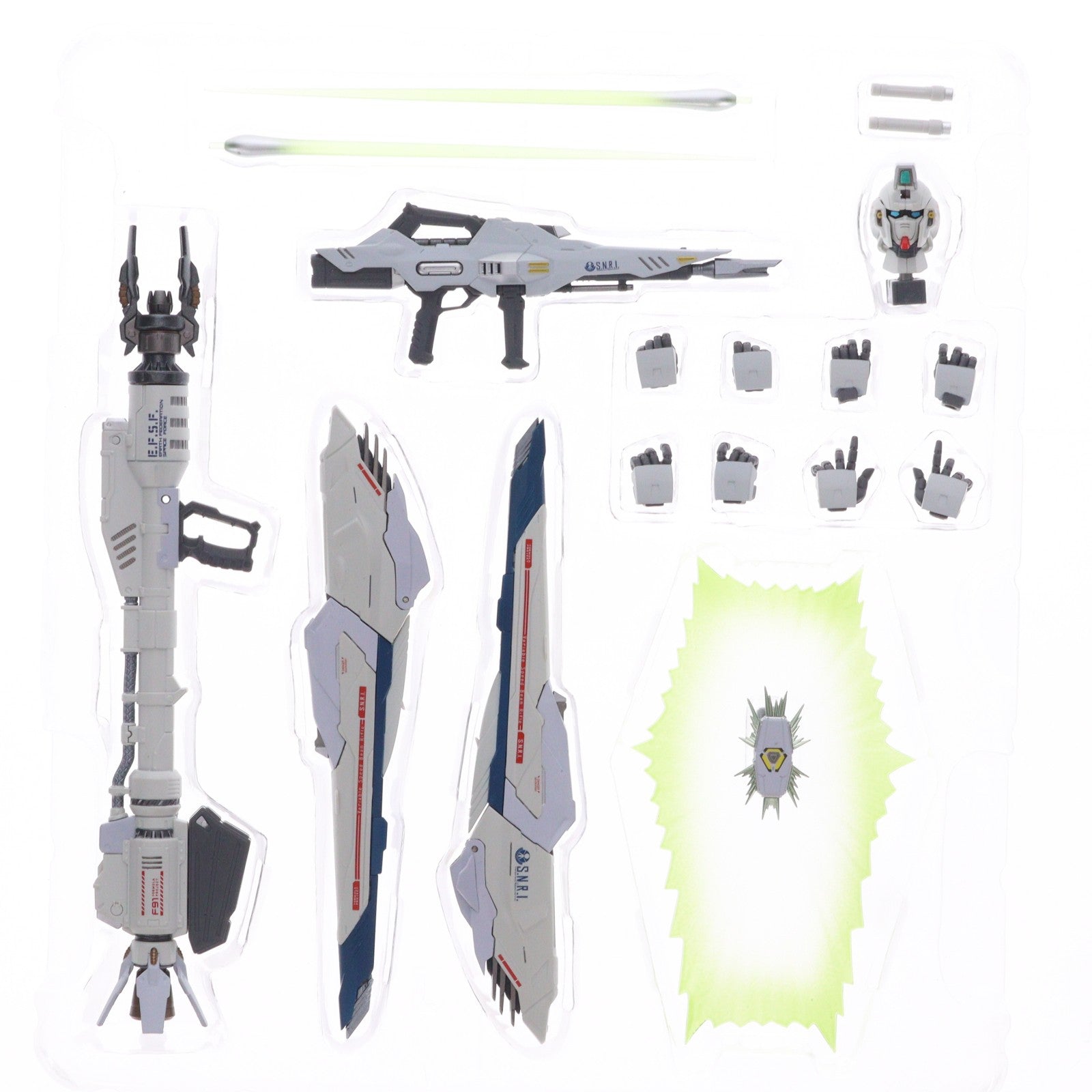 【中古即納】[FIG] METAL BUILD ガンダムF91 CHRONICLE WHITE Ver. 機動戦士ガンダムF91 完成品 可動フィギュア バンダイスピリッツ(20210327)