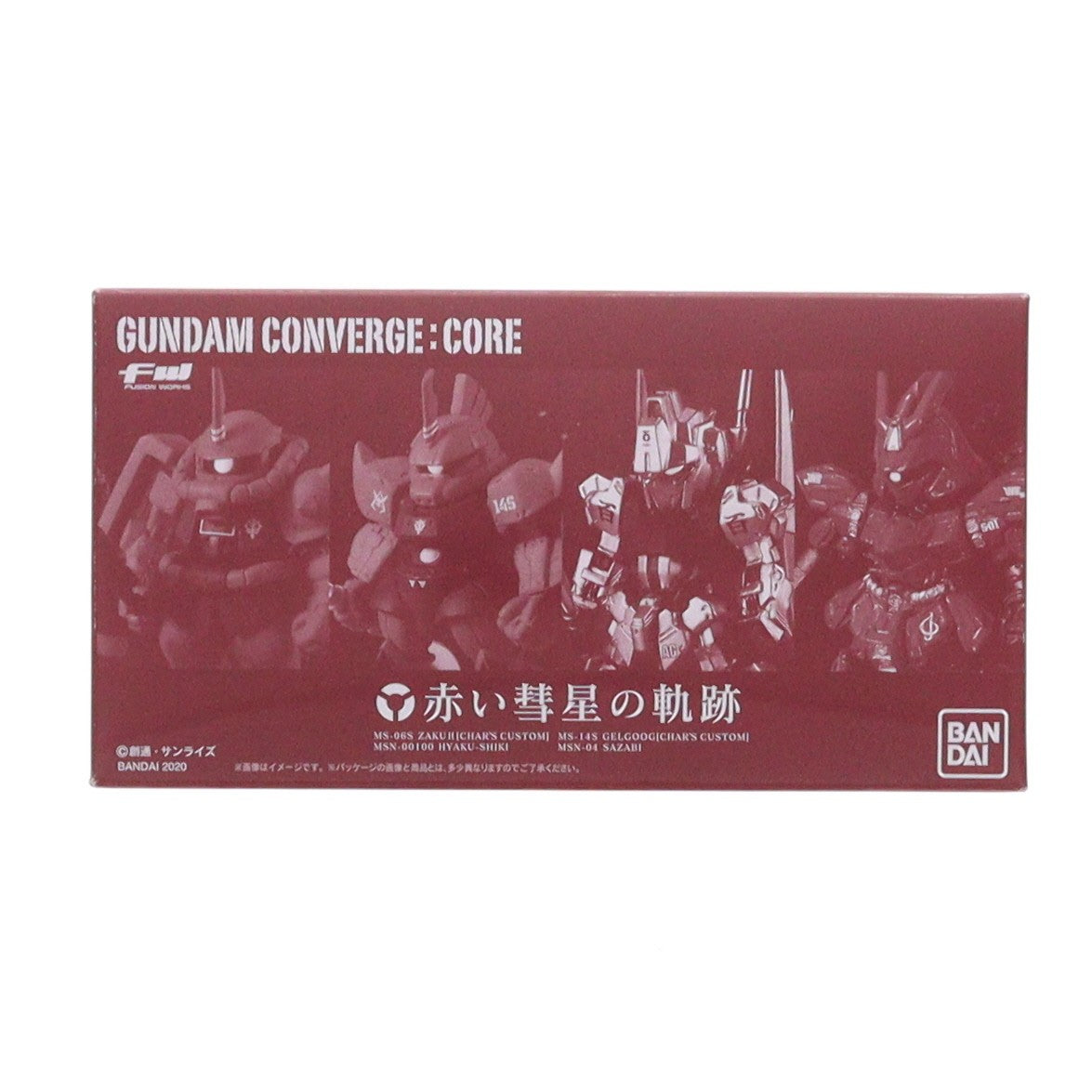 【中古即納】[FIG] (食玩) プレミアムバンダイ限定 FW GUNDAM CONVERGE:CORE 赤い彗星の軌跡 機動戦士ガンダム フィギュア バンダイ(20200831)