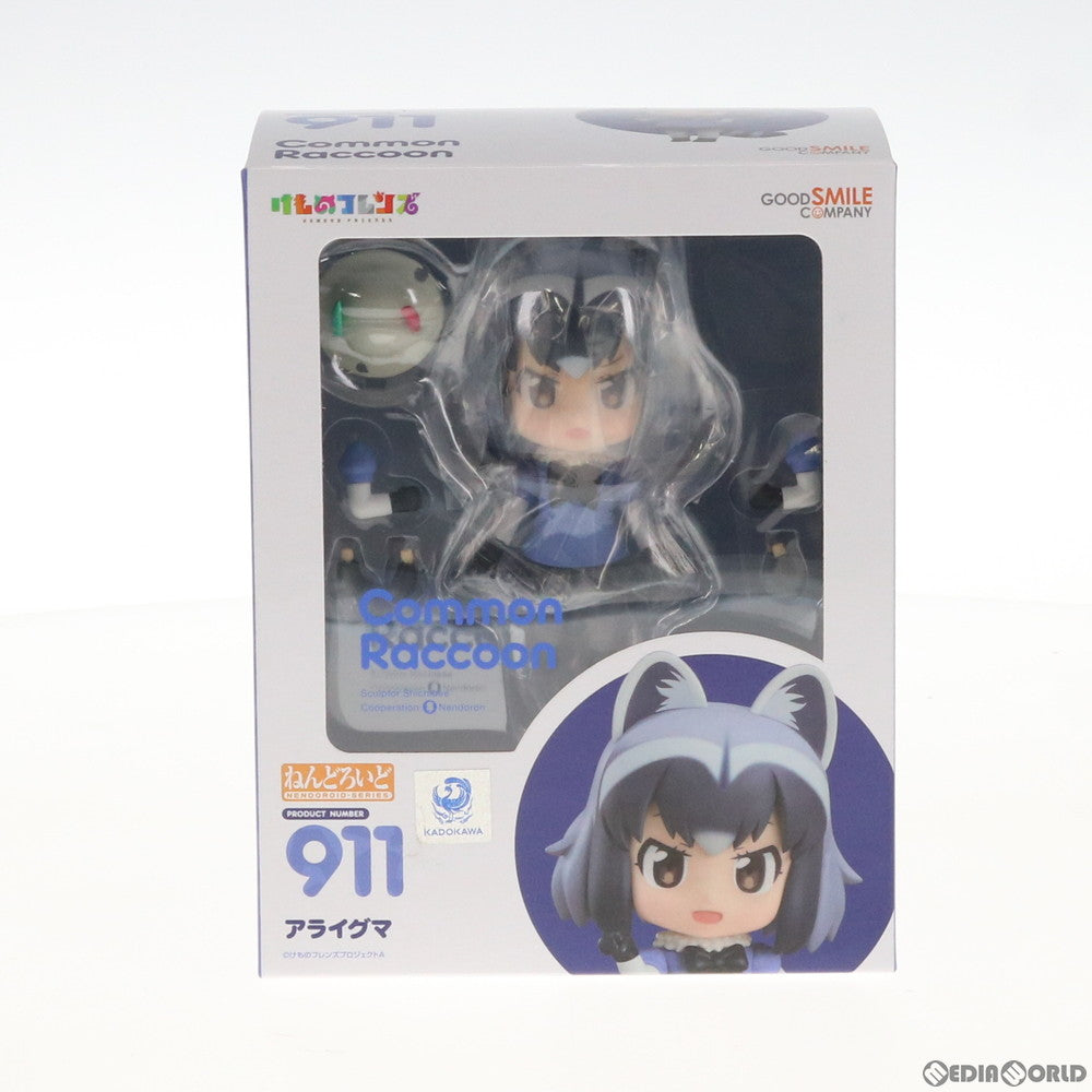【中古即納】[FIG] ねんどろいど 911 アライグマ けものフレンズ 完成品 可動フィギュア グッドスマイルカンパニー(20181020)