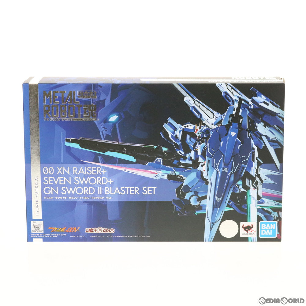 【中古即納】[FIG] 魂ウェブ商店限定 METAL ROBOT魂(SIDE MS) ダブルオーザンライザーセブンソード+GNソードIIブラスターセット 機動戦士ガンダム00(ダブルオー) 完成品 可動フィギュア バンダイスピリッツ(20201031)
