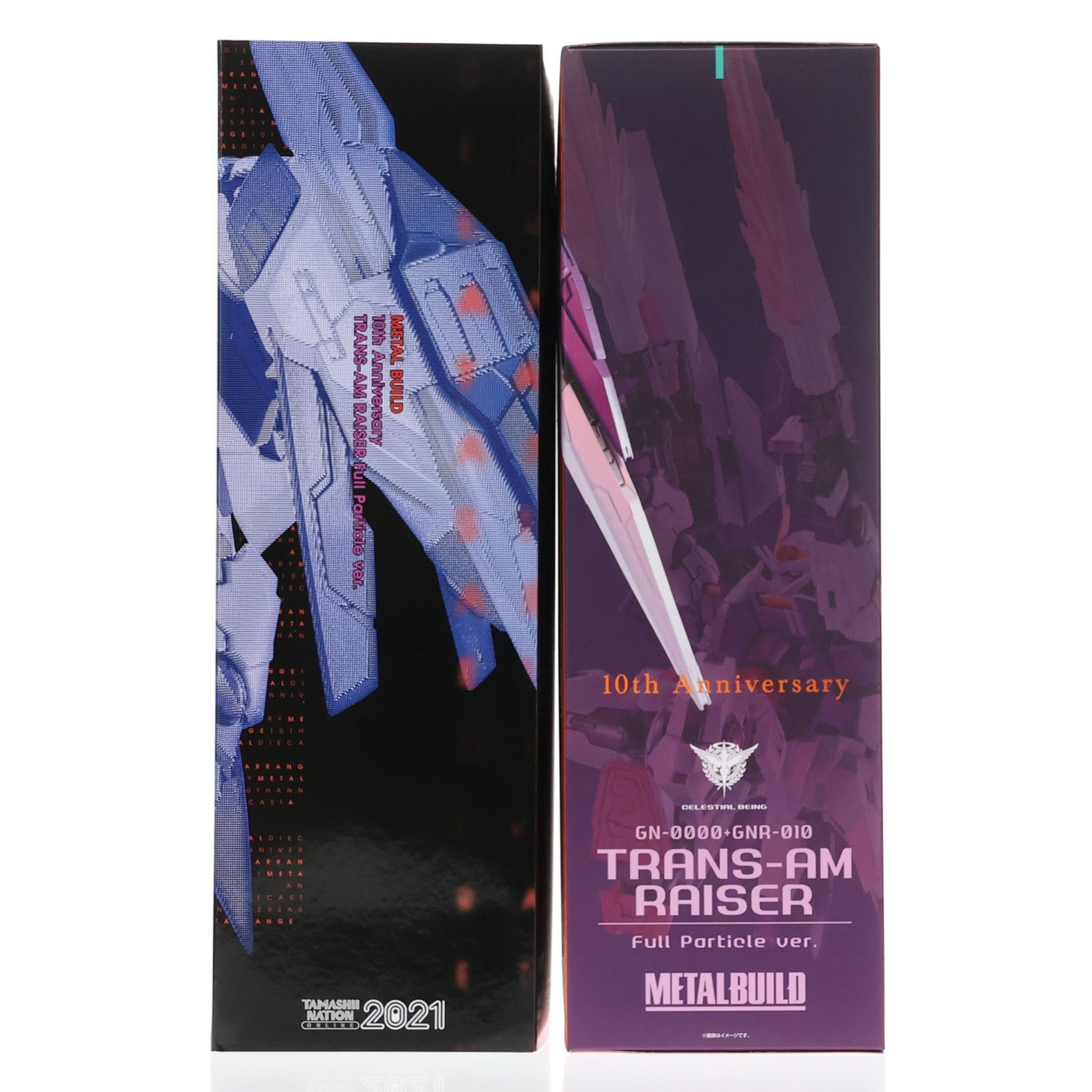 【中古即納】[FIG] METAL BUILD 10th Anniversary トランザムライザー Full Particle ver. 機動戦士ガンダム00(ダブルオー) 完成品 可動フィギュア TAMASHII NATION ONLINE 2021&魂ウェブ商店限定 バンダイスピリッツ(20211116)