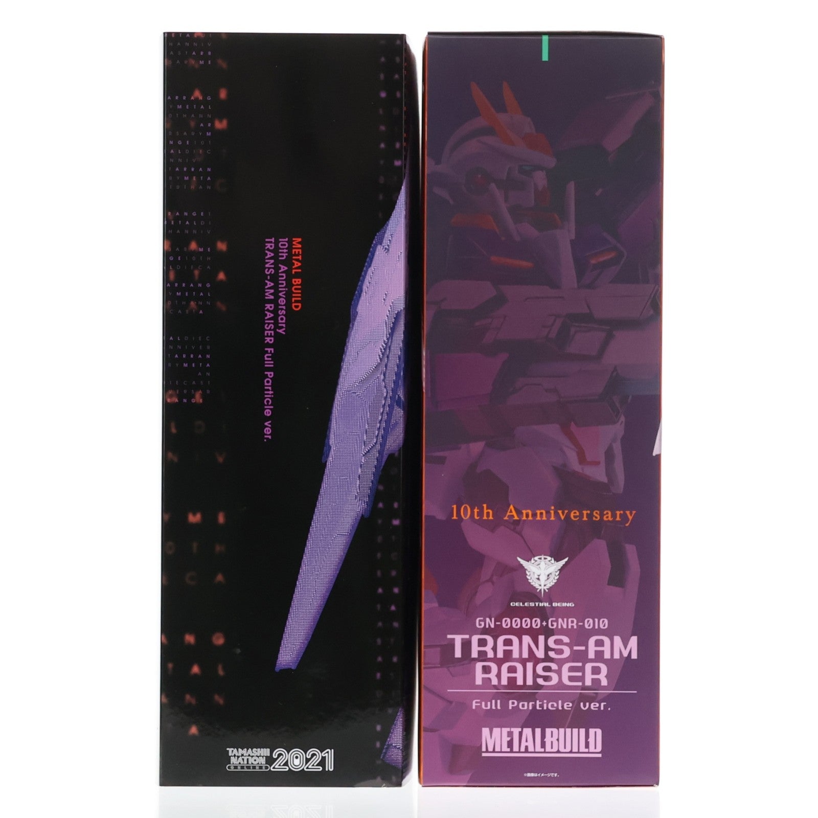 【中古即納】[FIG] METAL BUILD 10th Anniversary トランザムライザー Full Particle ver. 機動戦士ガンダム00(ダブルオー) 完成品 可動フィギュア TAMASHII NATION ONLINE 2021&魂ウェブ商店限定 バンダイスピリッツ(20211116)