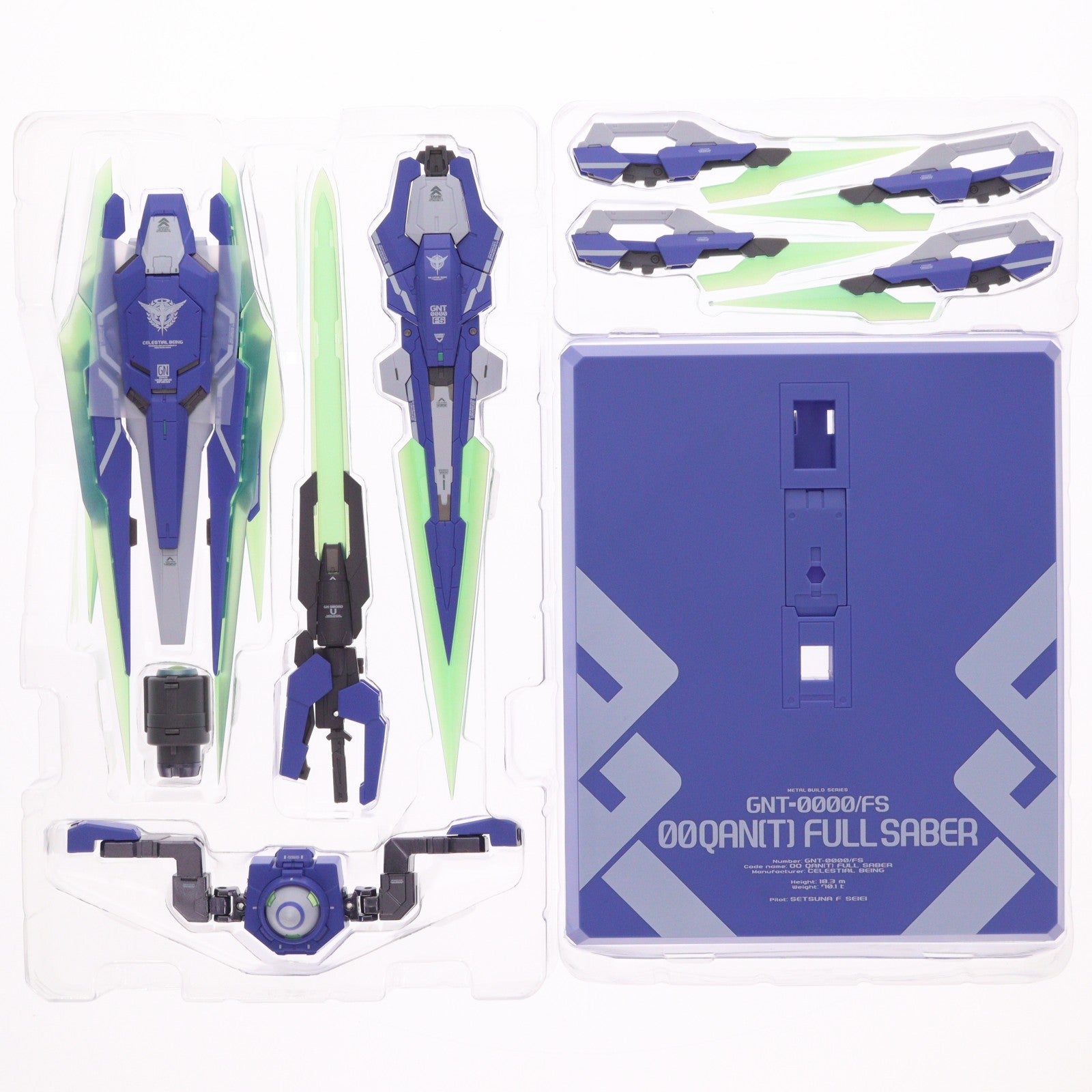 【中古即納】[FIG] METAL BUILD ダブルオークアンタ フルセイバー 機動戦士ガンダム00V戦記 完成品 可動フィギュア TAMASHII NATION 2024 開催記念品&魂ウェブ商店限定 バンダイスピリッツ(20241113)
