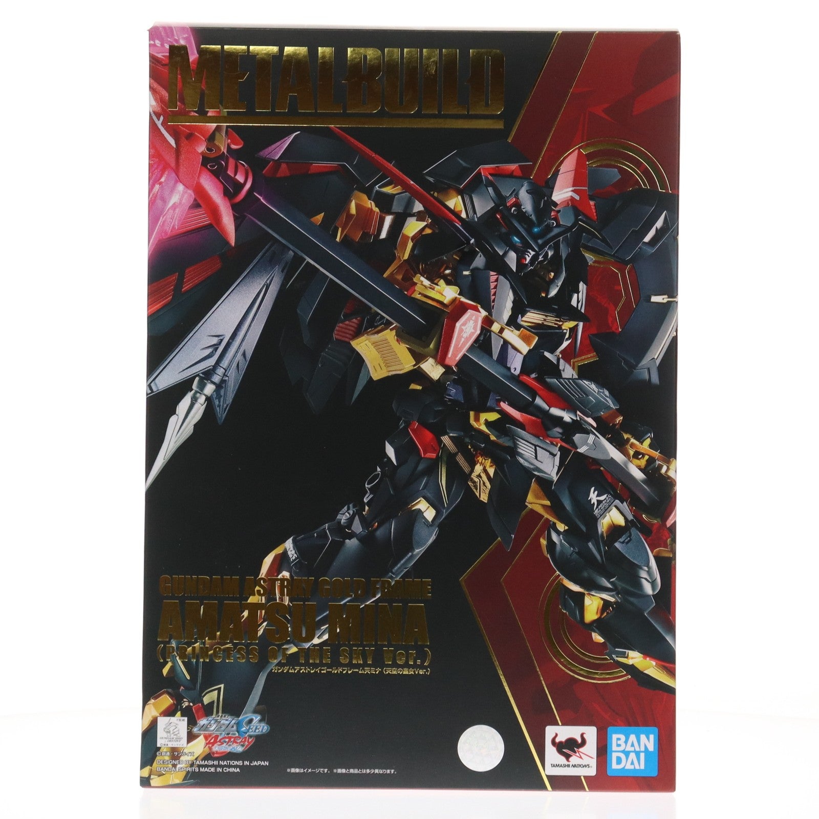 【中古即納】[FIG] METAL BUILD ガンダムアストレイゴールドフレーム天ミナ(天空の皇女Ver.) 機動戦士ガンダムSEED ASTRAY(シード アストレイ) 天空の皇女 完成品 可動フィギュア バンダイスピリッツ(20210424)
