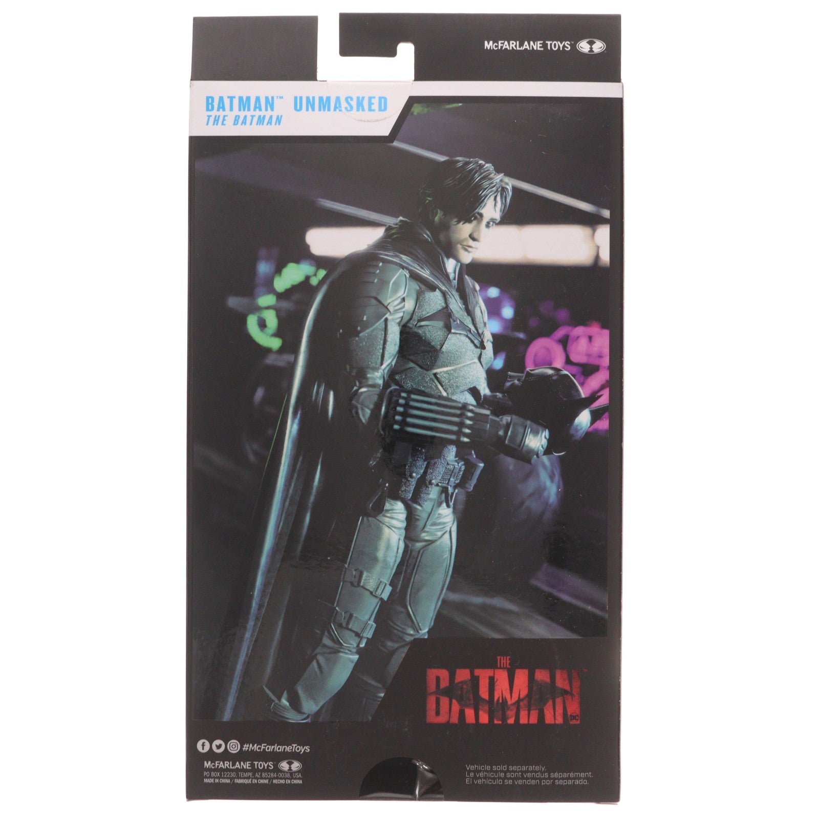 【中古即納】[FIG] バットマン(マスクなし) DCマルチバース #142 7インチ・アクションフィギュア THE BATMAN-ザ・バットマン- 完成品 可動フィギュア マクファーレントイズ/ホットトイズ(20220331)