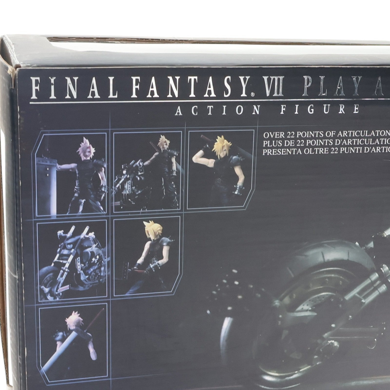 【中古即納】[FIG] PLAY ARTS(プレイアーツ) クラウド&ハーディ=デイトナ FINAL FANTASY VII(ファイナルファンタジー7) 完成品 可動フィギュア スクウェア・エニックス(20080420)