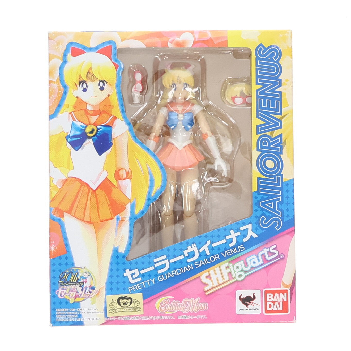 【中古即納】[FIG] S.H.Figuarts(フィギュアーツ) セーラーヴィーナス 美少女戦士セーラームーン 完成品 可動フィギュア バンダイ(20150613)