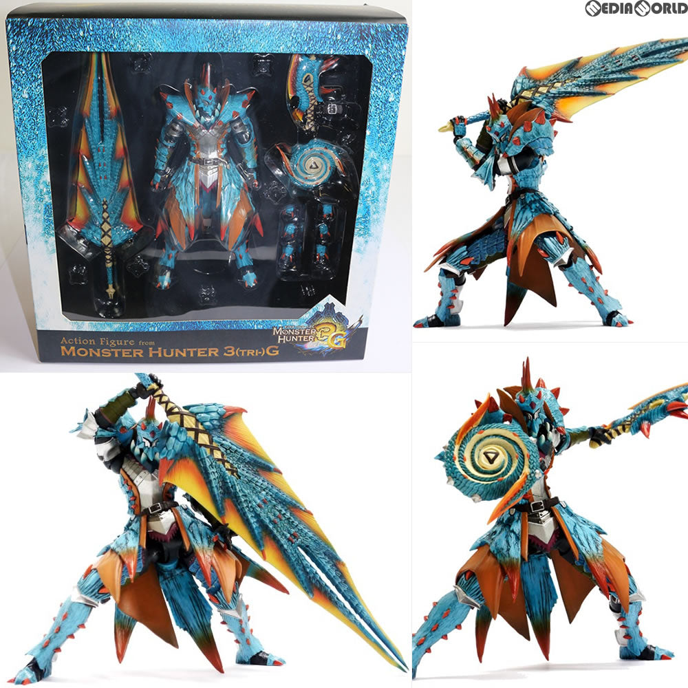 【中古即納】[FIG] イーカプコン限定 ラギアシリーズ装備ハンター(剣士) モンスターハンター3G 完成品 フル可動アクションフィギュア カプコン(20111210)