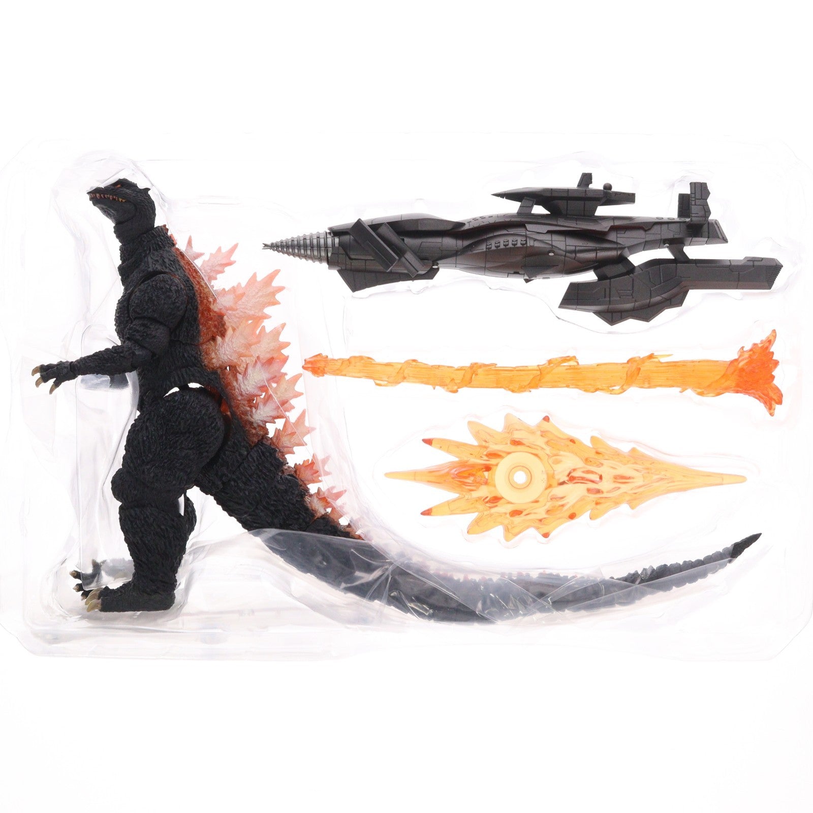 【中古即納】[FIG] 魂ウェブ商店限定 S.H.MonsterArts(モンスターアーツ) ゴジラ(2004) 放射熱線Ver. VS 新・轟天号 ゴジラ FINAL WARS(ファイナルウォーズ) 完成品 可動フィギュア バンダイスピリッツ(20260531)
