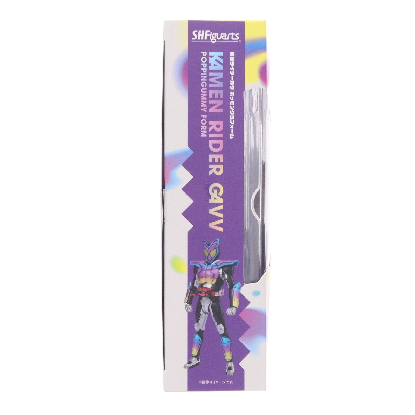【中古即納】[FIG] S.H.Figuarts(フィギュアーツ) 仮面ライダーガヴ ポッピングミフォーム(初回生産) 完成品 可動フィギュア バンダイスピリッツ(20250125)