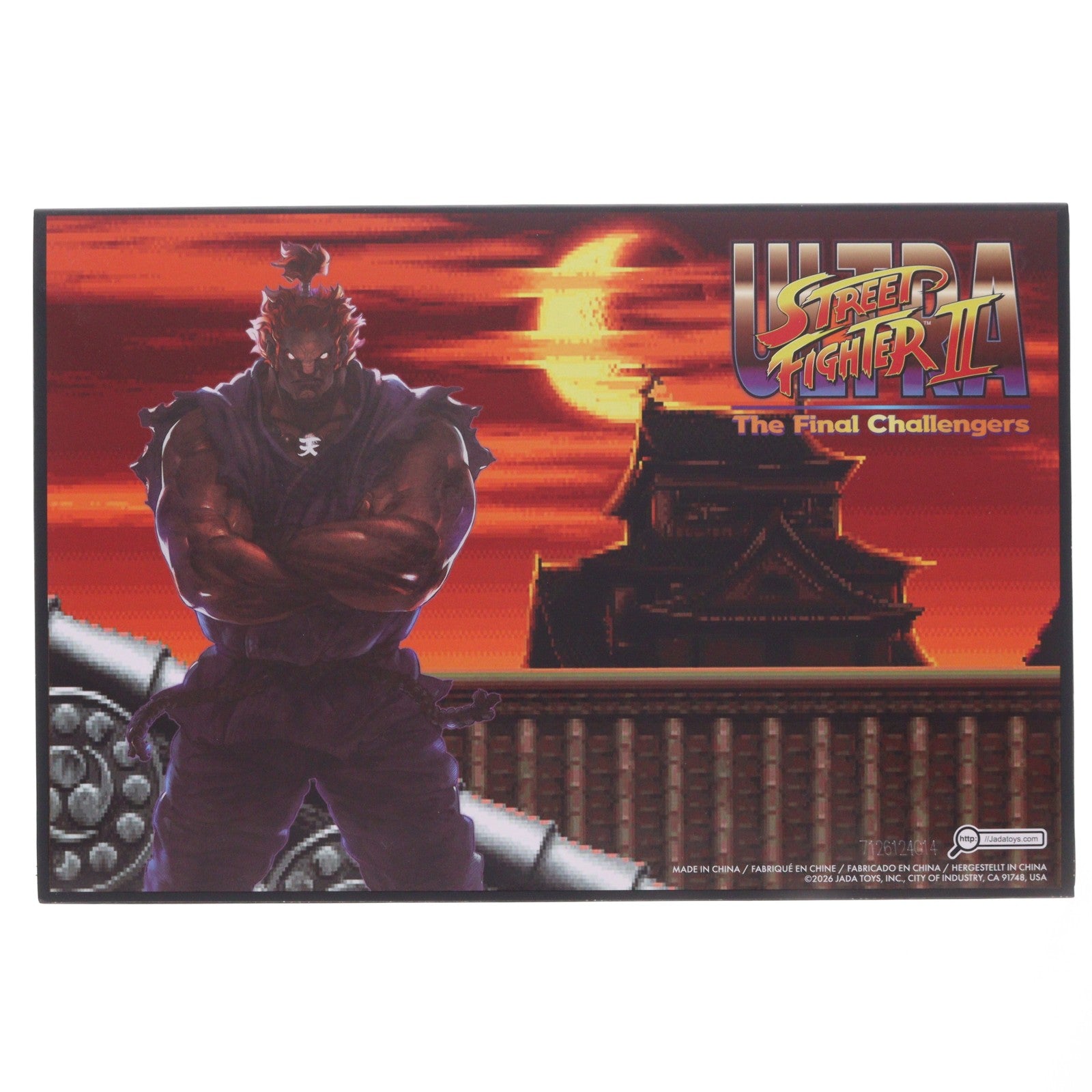 【中古即納】[FIG] Akuma Player2(豪鬼 プレイヤー2) デラックスバージョン ストリートファイター 1/12 完成品 アクションフィギュア(JADA35743) Jada Toys(ジャダトイズ)(20260731)