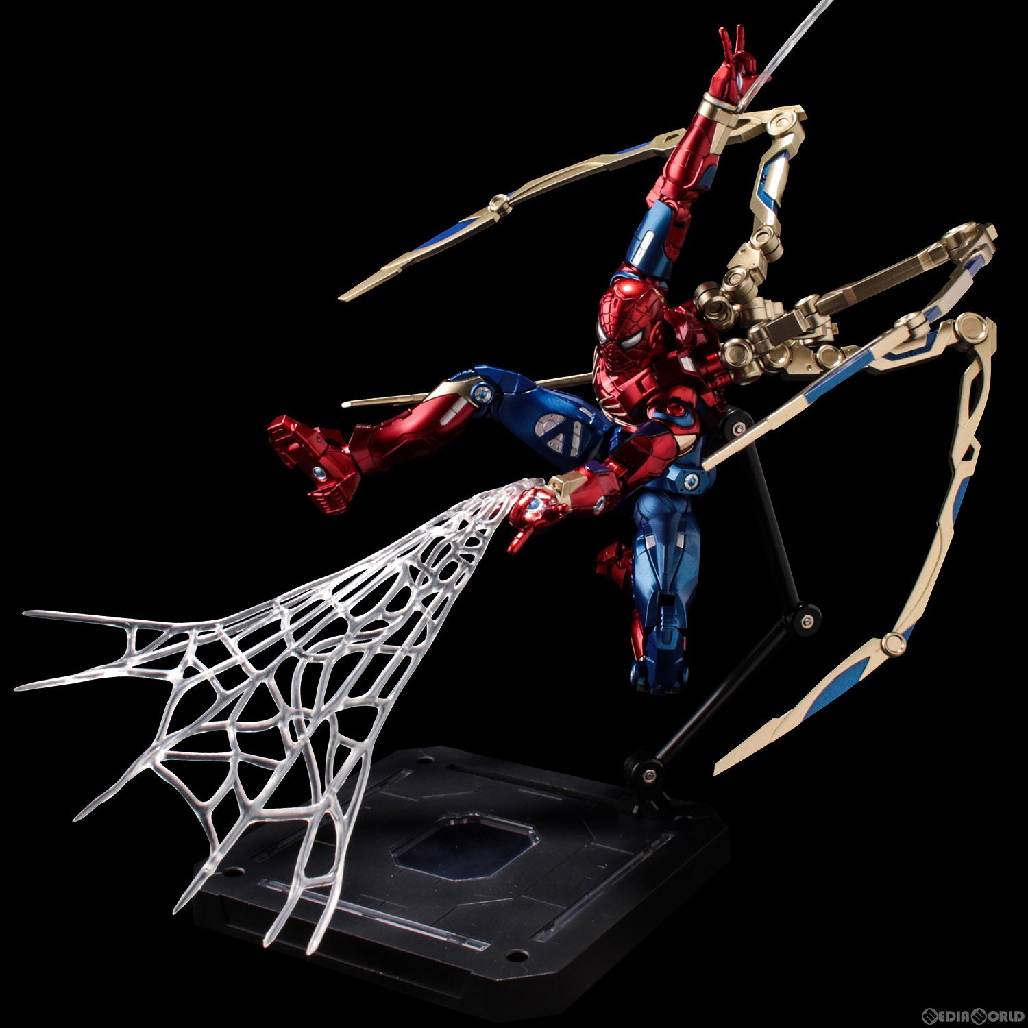 【中古即納】[FIG] (再販) FIGHTING ARMOR(ファイティングアーマー) アイアン・スパイダー MARVEL(マーベル) 完成品 可動フィギュア 千値練(せんちねる)(20230129)