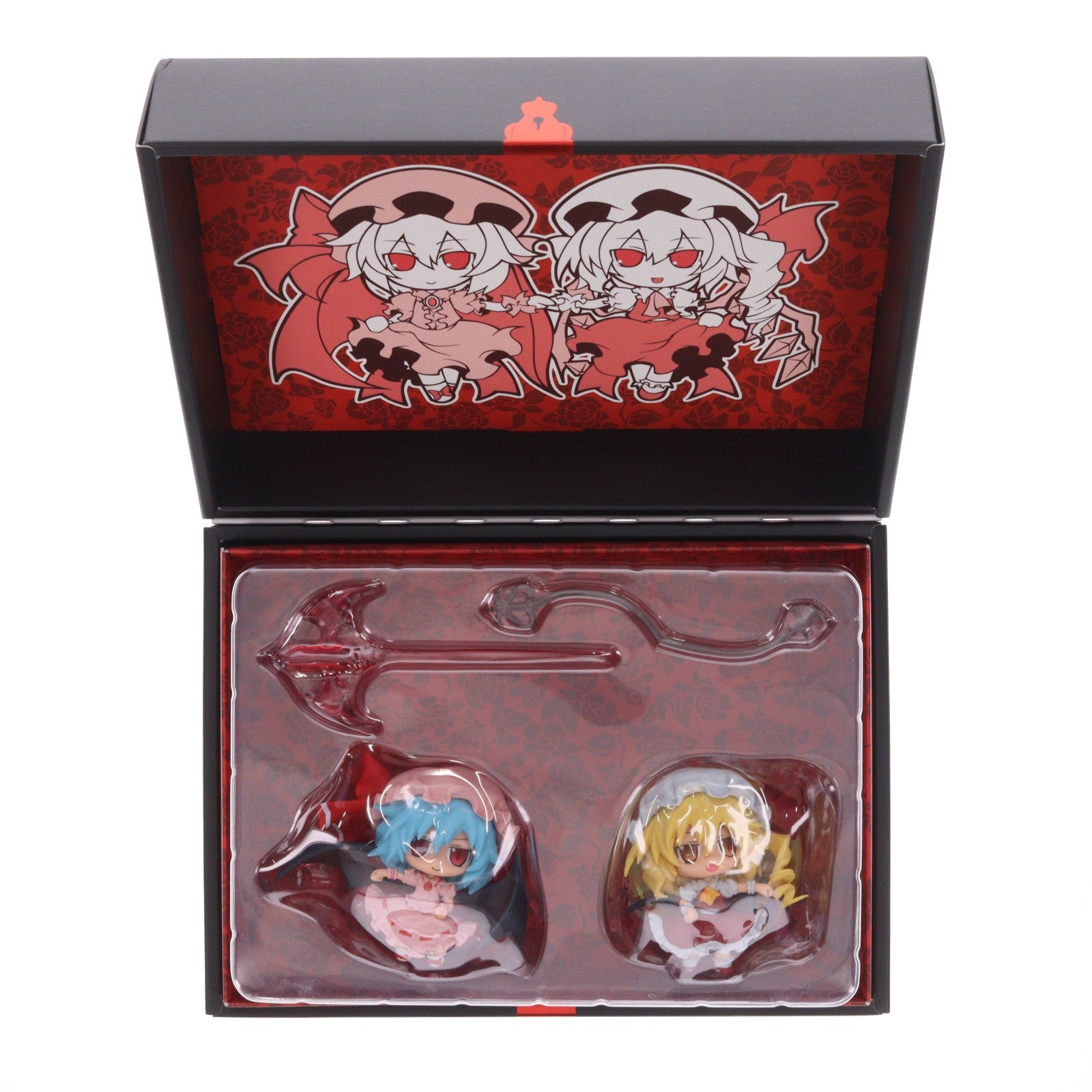 【中古即納】[FIG] TOHO SUPER DEFORMED SERIES 03 レミリア・スカーレット×フランドール・スカーレット(2体セット) 東方Project 完成品 フィギュア ピンクカンパニー/ネタ具現化委員会(20091031)