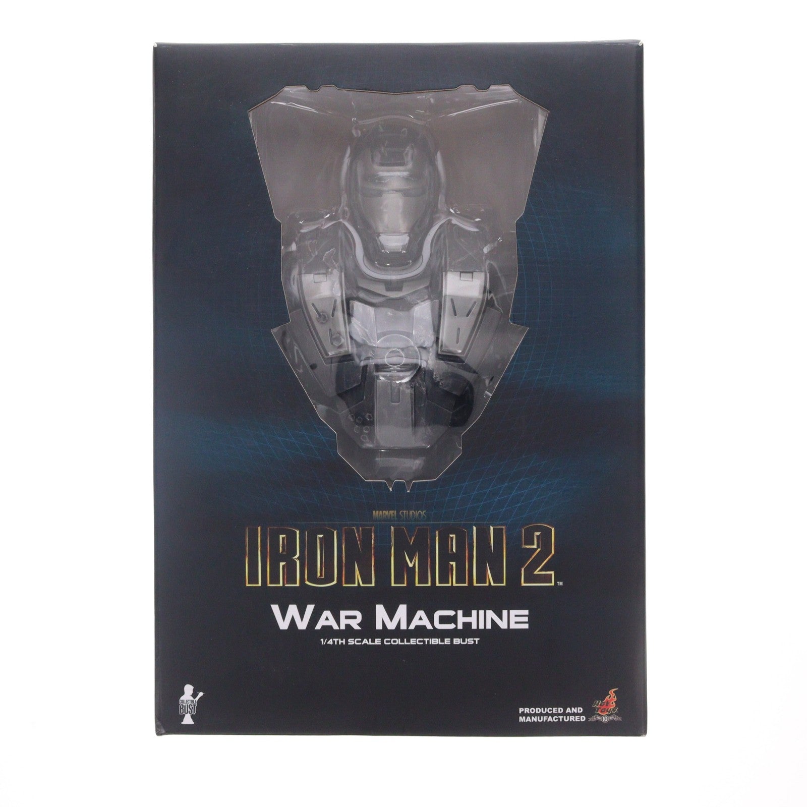 【中古即納】[FIG] ホットトイズ・バスト ウォーマシーン アイアンマン2 1/4スケールバスト 完成品 フィギュア(HTB#07) ホットトイズ(20100831)