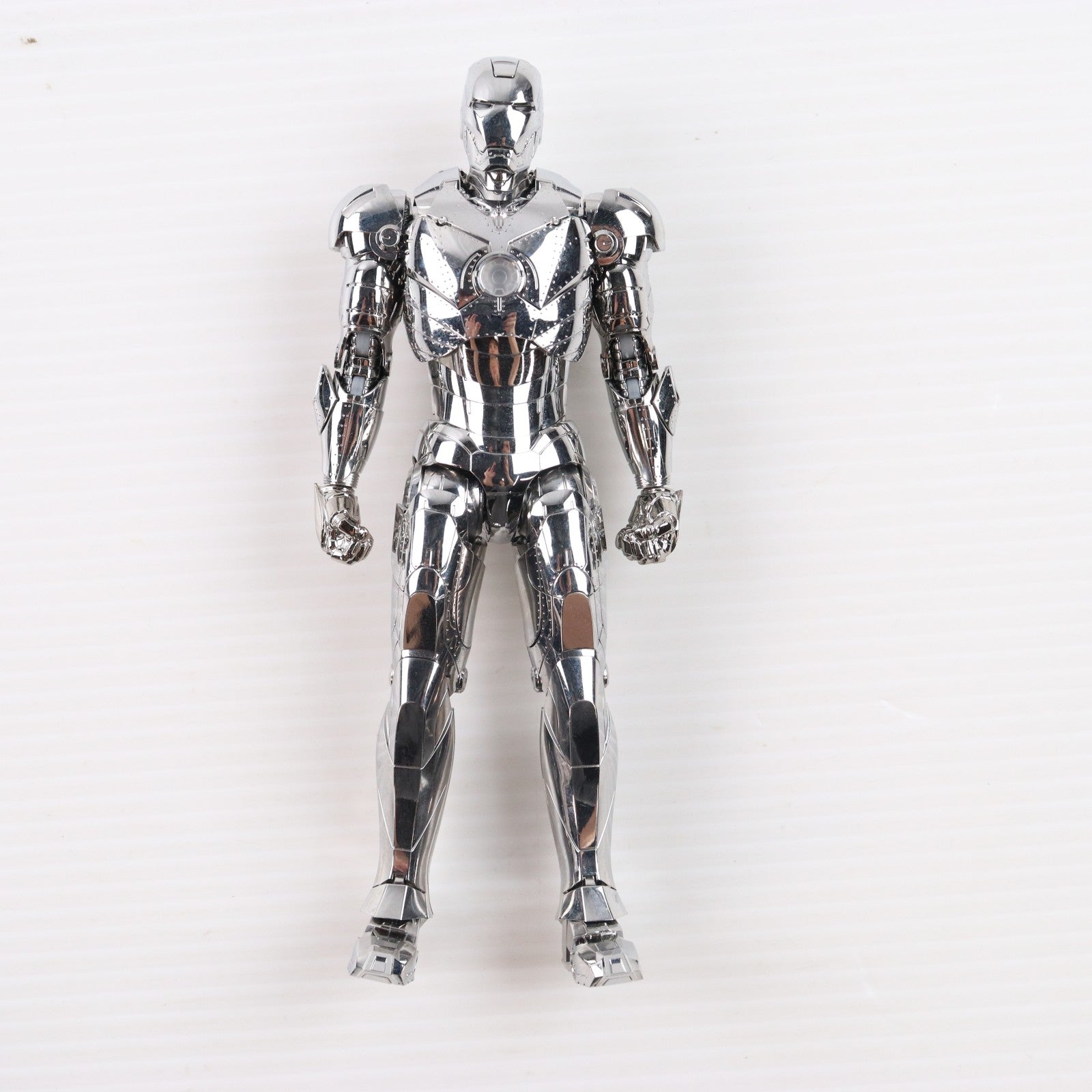 【中古即納】[FIG] DLX Iron Man Mark 2(Chrome Edition)(DLX アイアンマン・マーク2(クローム・エディション)) Marvel Studios' The Infinity Saga(マーベル・スタジオ: インフィニティ・サーガ) 1/12 完成品 可動フィギュア threezero(スリーゼロ)(20260425)
