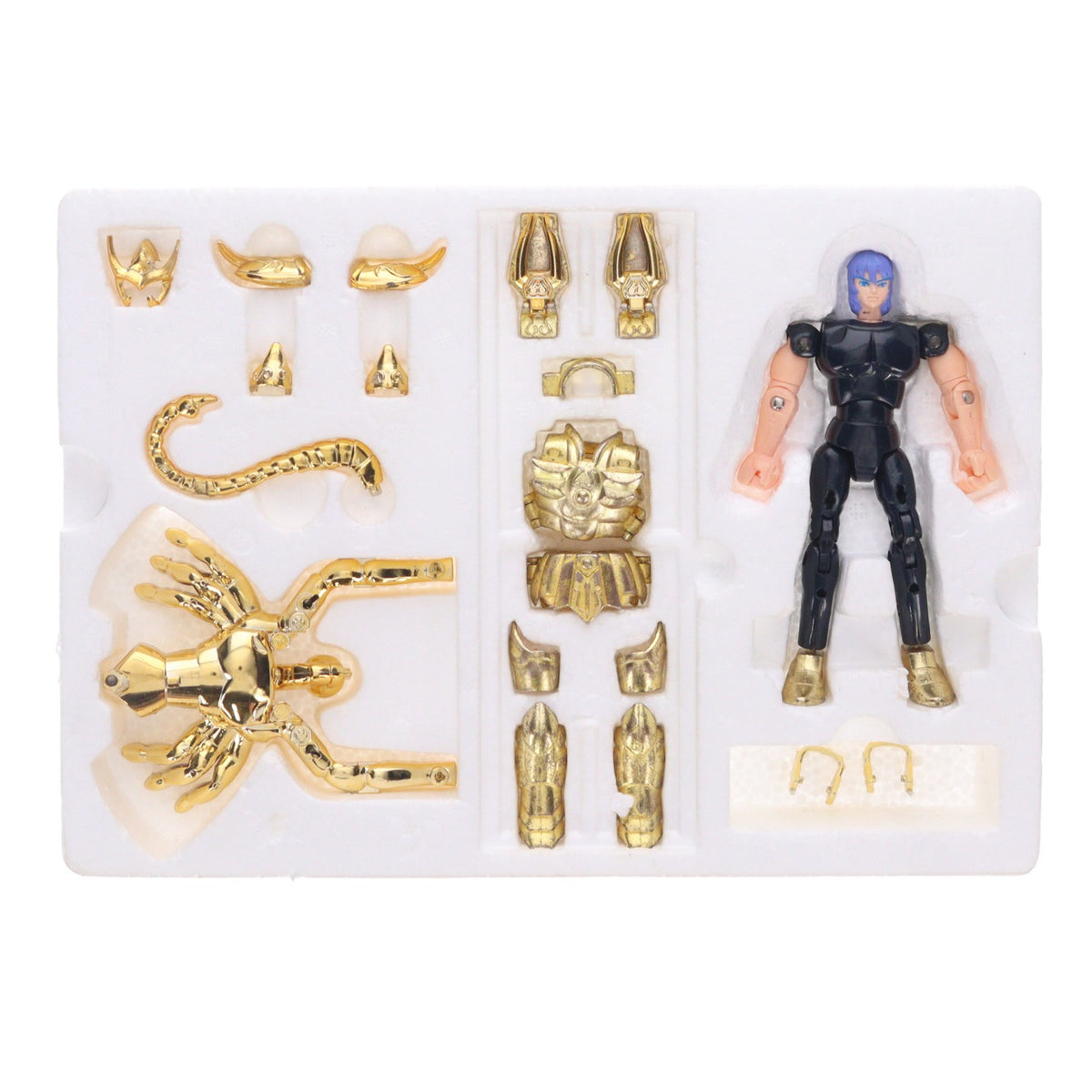 【中古即納】[FIG] 聖闘士聖衣大系 黄金聖衣 スコーピオンクロス(蠍座のミロ) 聖闘士星矢 完成品 可動フィギュア バンダイ(19991231)