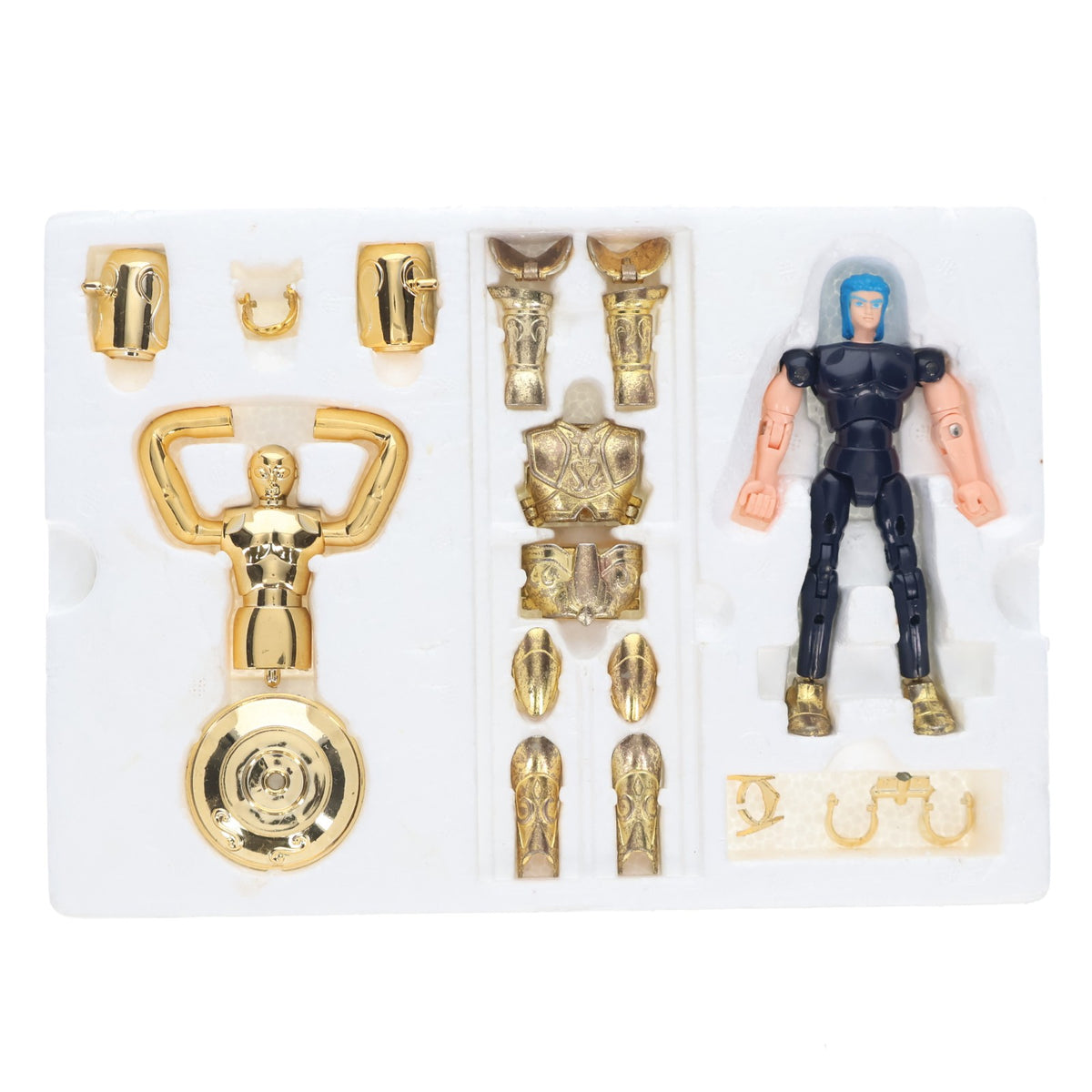 【中古即納】[FIG] 聖闘士聖衣大系 アクエリアスクロス(水瓶座のカミュ) 黄金聖衣 聖闘士星矢 完成品 可動フィギュア バンダイ(19871231)