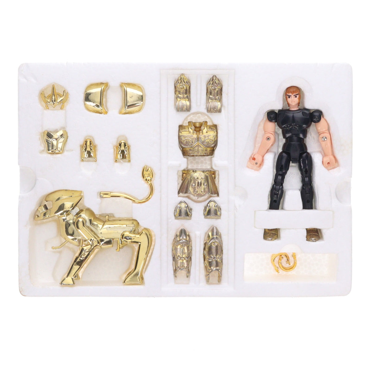 【中古即納】[FIG] 聖闘士聖衣大系 レオクロス(獅子座のアイオリア) 黄金聖衣 聖闘士星矢 完成品 可動フィギュア バンダイ(19871231)