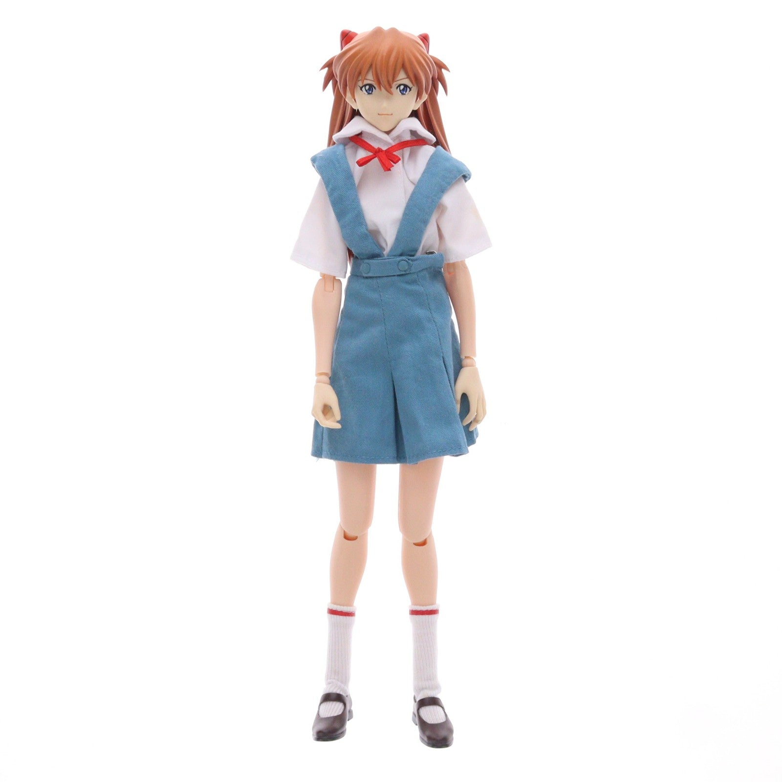 【中古即納】[FIG] リアルアクションヒーローズ No.502 RAH 式波・アスカ・ラングレー(制服版) ヱヴァンゲリヲン新劇場版：破 完成品 フィギュア メディコム・トイ(20101201)