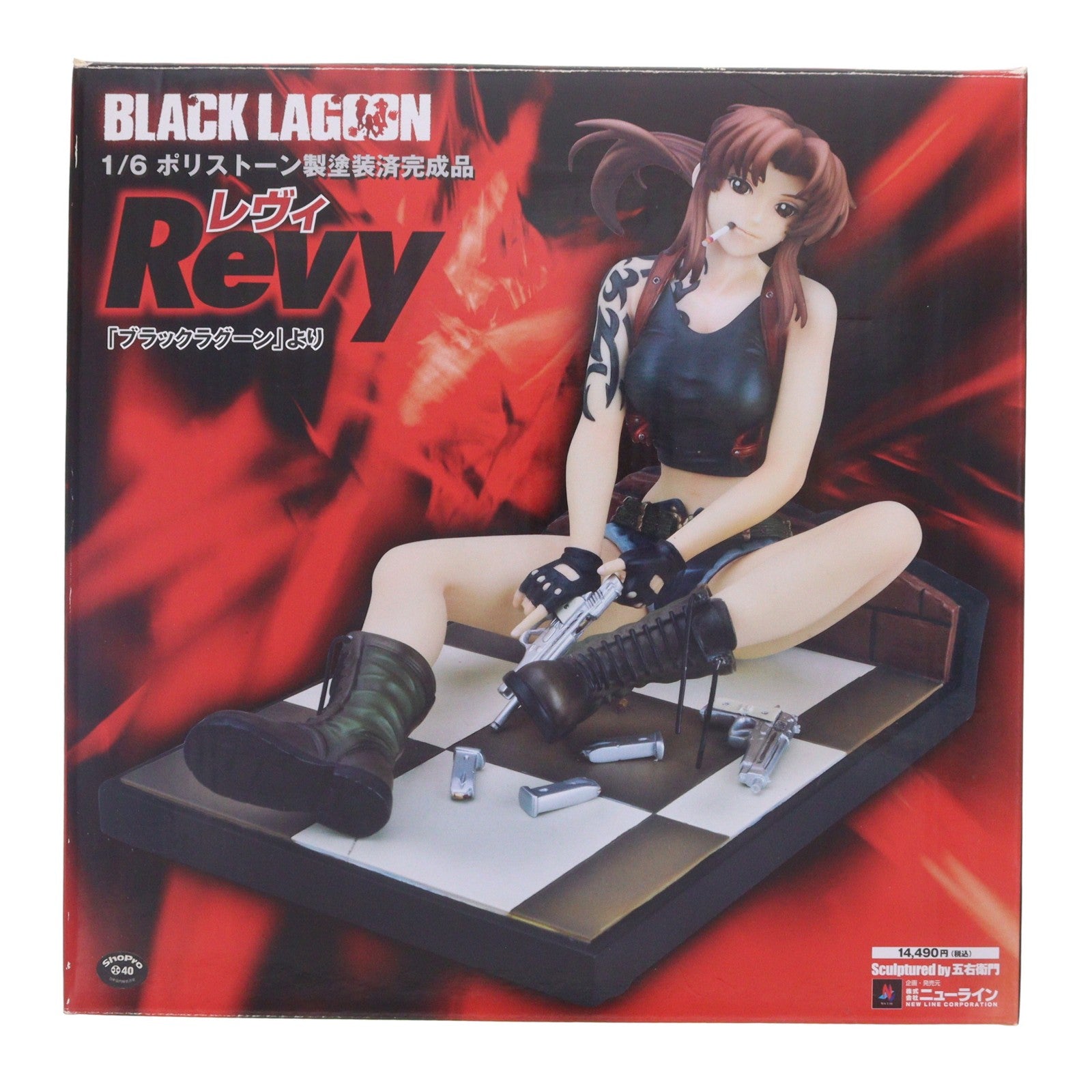 【中古即納】[FIG] Revy(レヴィ) BLACK LAGOON(ブラックラグーン) 1/6 完成品 フィギュア ニューライン(20070810)
