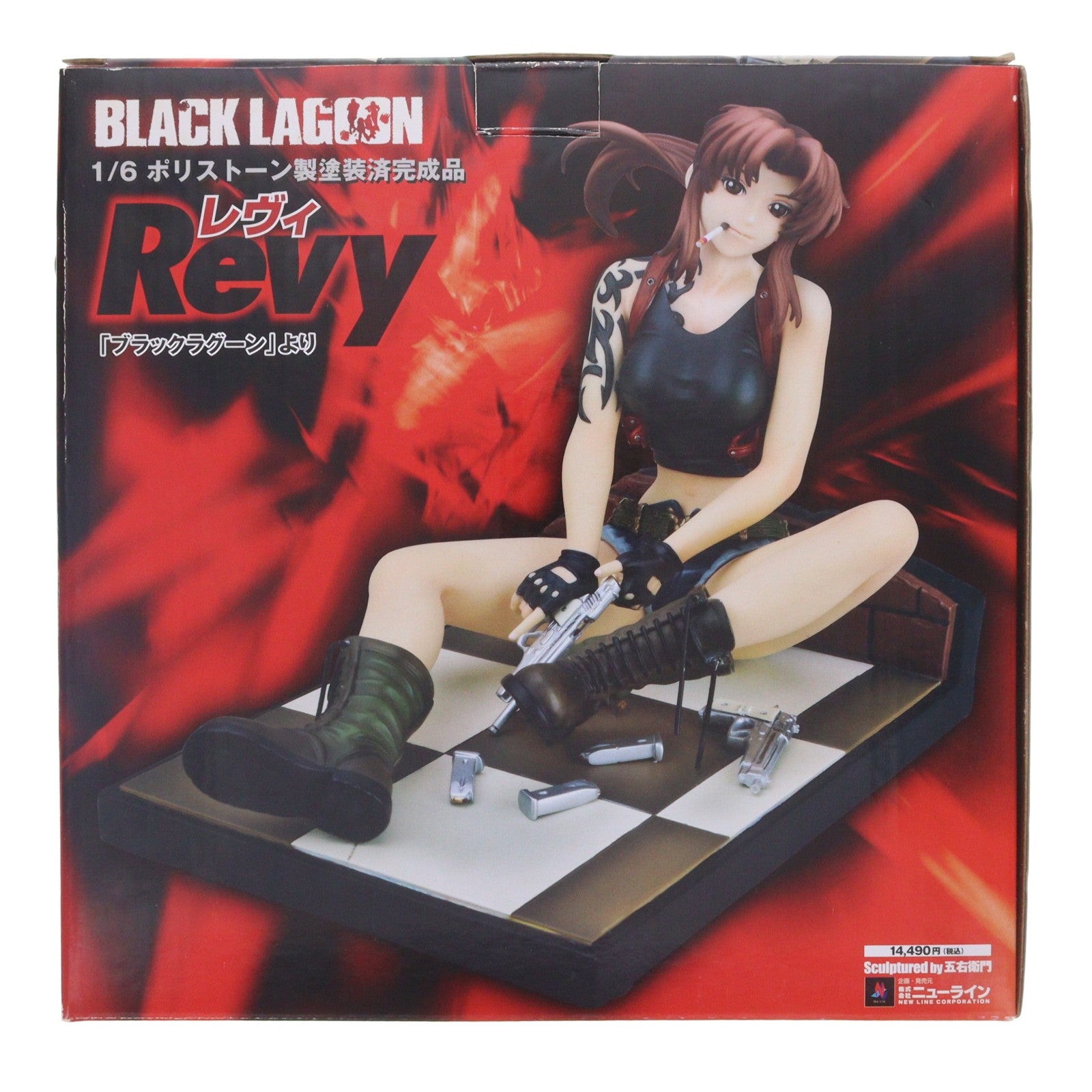 【中古即納】[FIG] Revy(レヴィ) BLACK LAGOON(ブラックラグーン) 1/6 完成品 フィギュア ニューライン(20070810)
