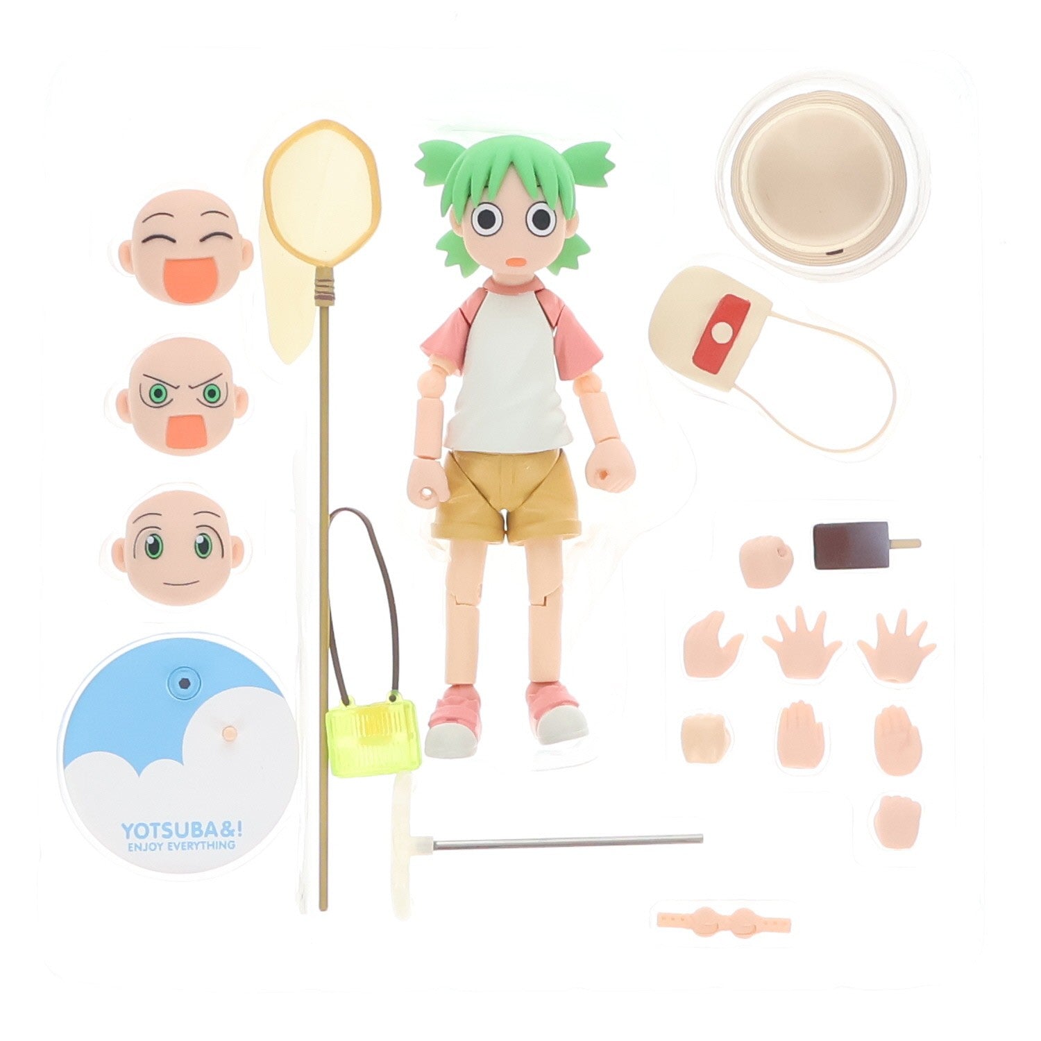 【中古即納】[FIG] よつばとリボルテックDX 夏休みセット よつばと! 完成品 可動フィギュア 海洋堂(20080801)