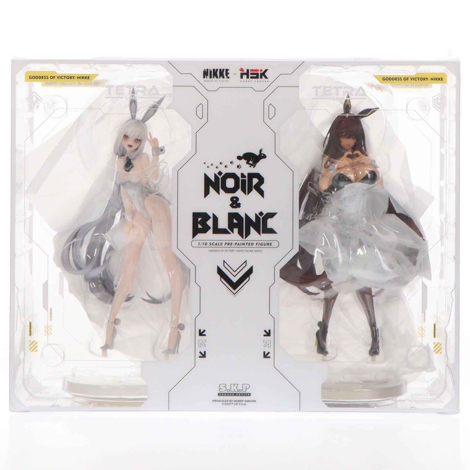 【中古即納】[FIG] 色紙無し ノワール&ブラン 勝利の女神:NIKKE(ニケ) 1/10 完成品 フィギュア HOBBY SAKURA(ホビーサクラ)(20260711)