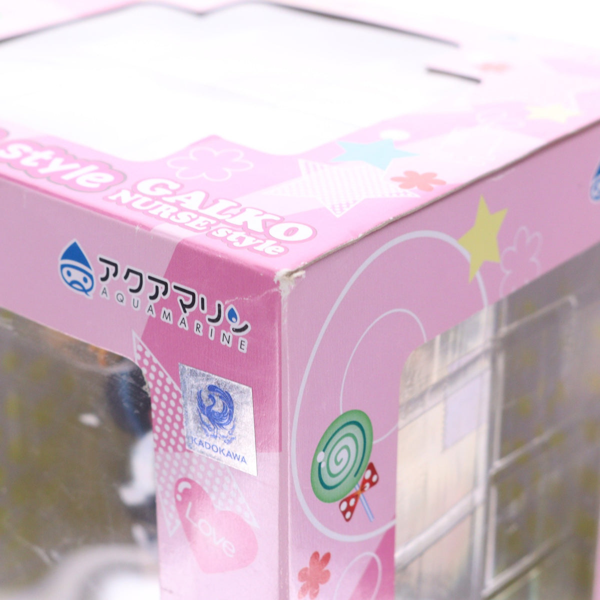 【中古即納】[FIG] あみあみ限定 ギャル子 ブラックナースstyle おしえて! ギャル子ちゃん 1/8 完成品 フィギュア アクアマリン(20180131)