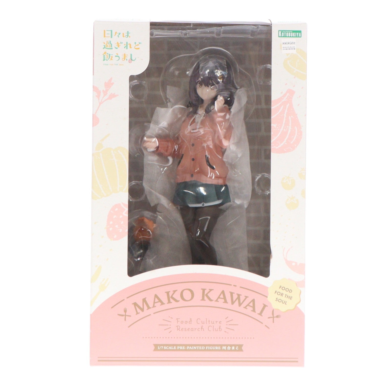【中古即納】[FIG] 河合まこ(かわいまこ) 日々は過ぎれど飯うまし 1/7 完成品 フィギュア(PV336) コトブキヤ(20260614)