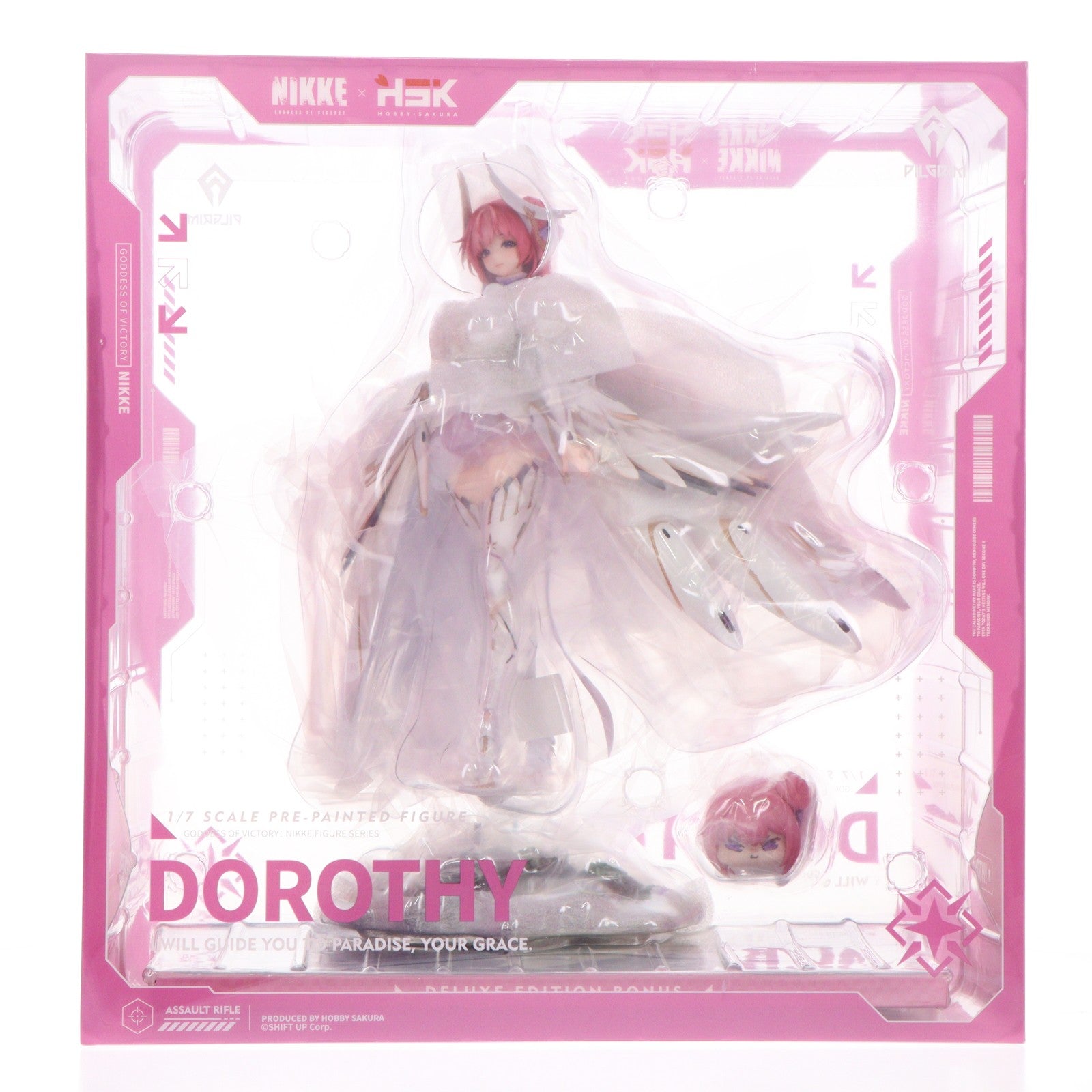 【中古即納】[FIG] Doroフィギュア&アクリルブロック付属 ドロシー 豪華版 勝利の女神:NIKKE(ニケ) 1/7 完成品 フィギュア HOBBY SAKURA(ホビーサクラ)(20260731)