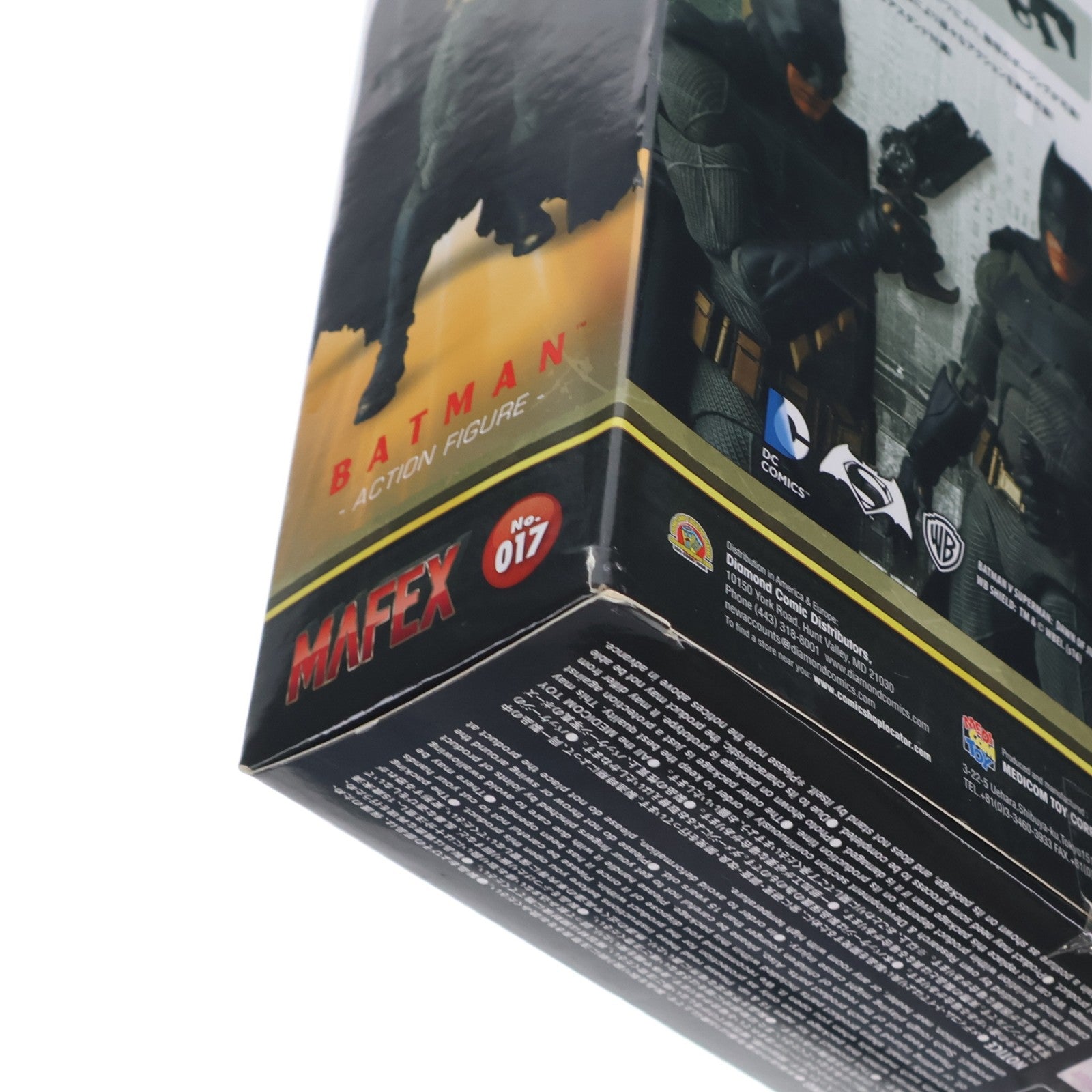 【中古即納】[FIG] マフェックス No.017 MAFEX BATMAN(バットマン) バットマン vs スーパーマン ジャスティスの誕生 完成品 フィギュア メディコム・トイ(20160731)