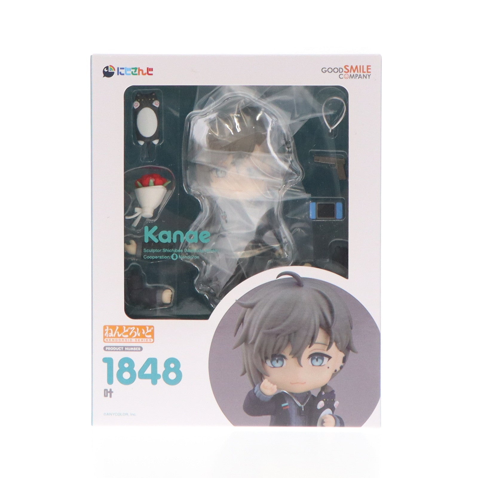 【中古即納】[FIG] GOODSMILE ONLINE SHOP限定特典付属 ねんどろいど 1848 叶(かなえ) にじさんじ 完成品 可動フィギュア グッドスマイルカンパニー(20221011)