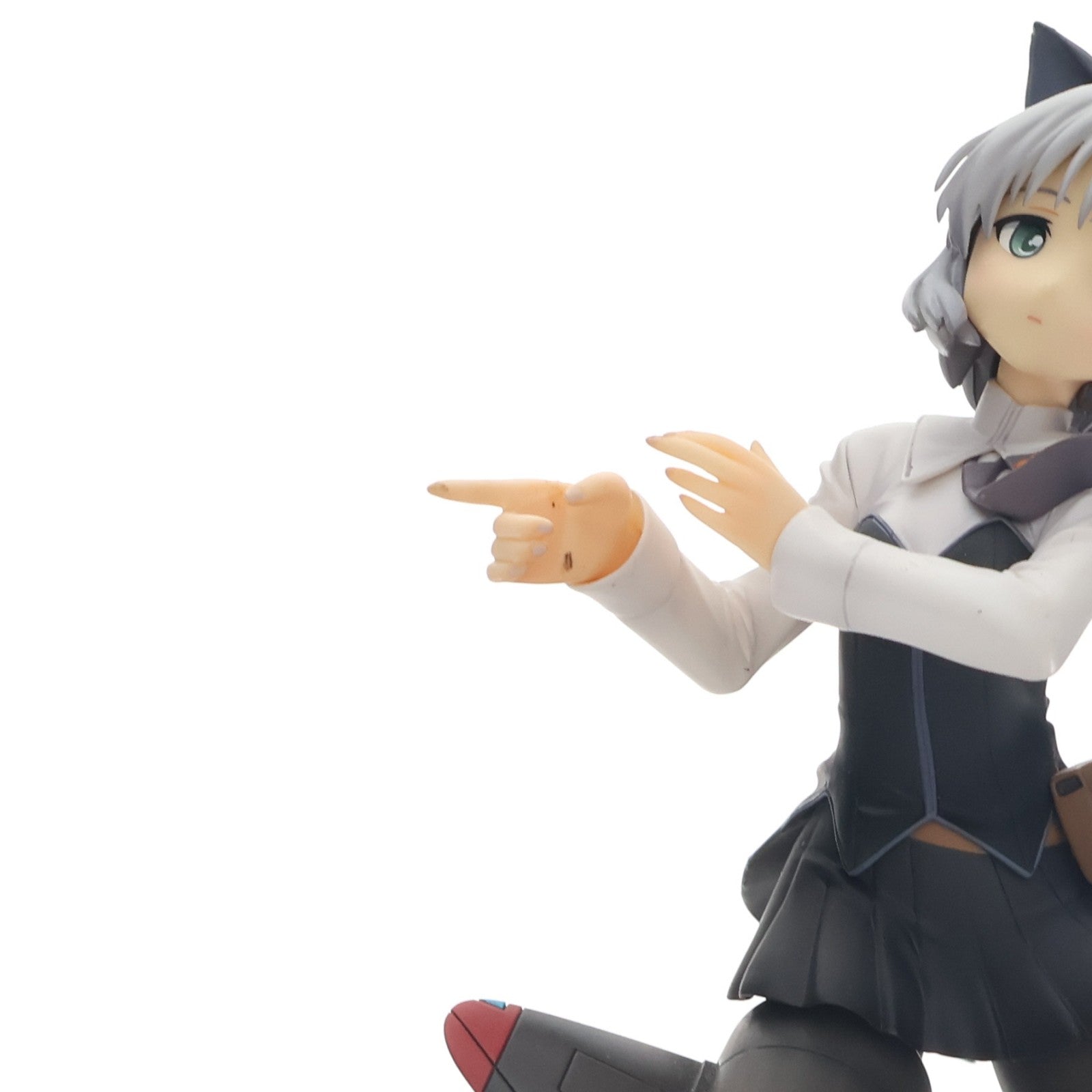 【中古即納】[FIG] 初期不良対応台座無し サーニャ・V・リトヴャク(Sanya V.Litvyak) ストライクウィッチーズ 1/8 完成品 フィギュア アルター(20100722)