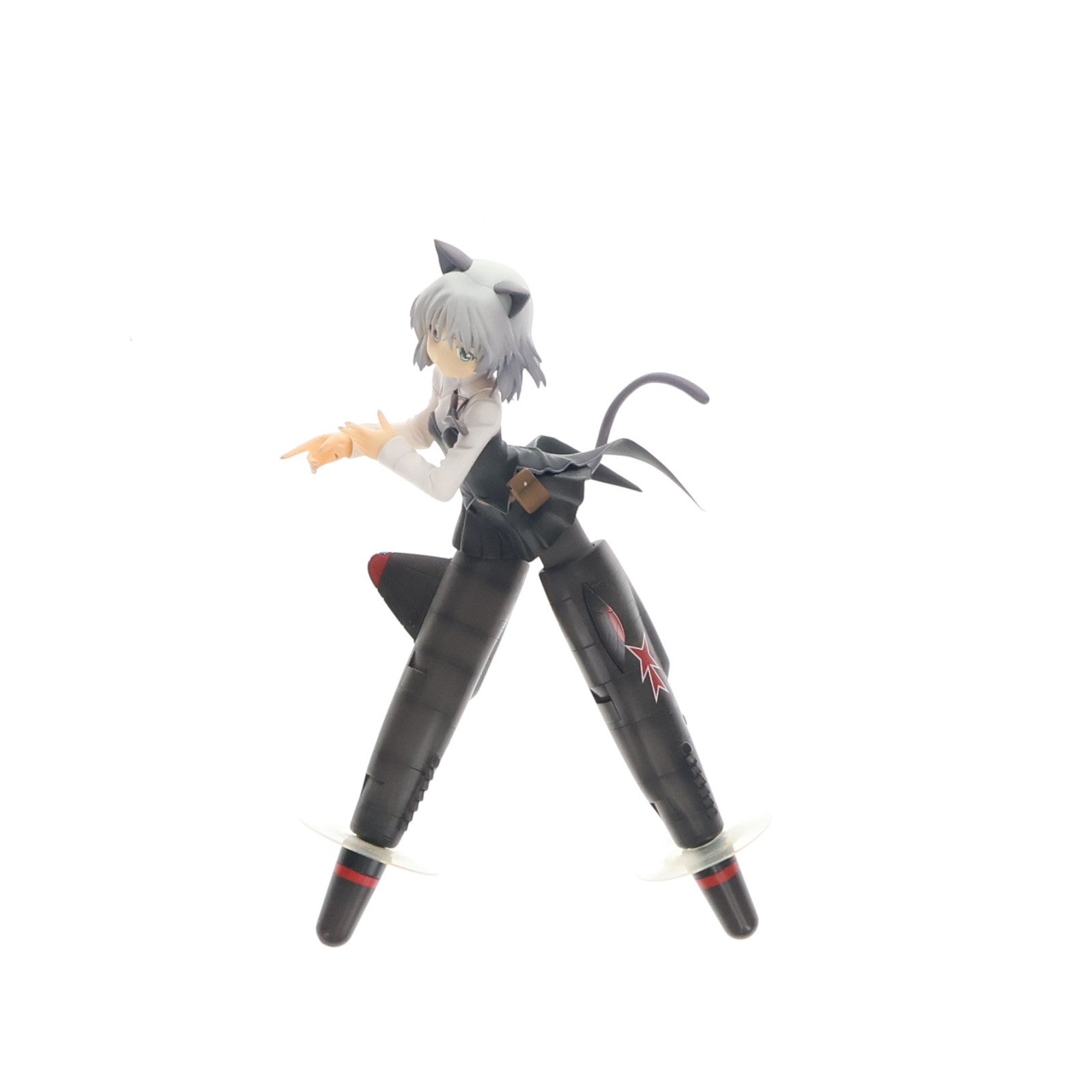 【中古即納】[FIG] 初期不良対応台座無し サーニャ・V・リトヴャク(Sanya V.Litvyak) ストライクウィッチーズ 1/8 完成品 フィギュア アルター(20100722)