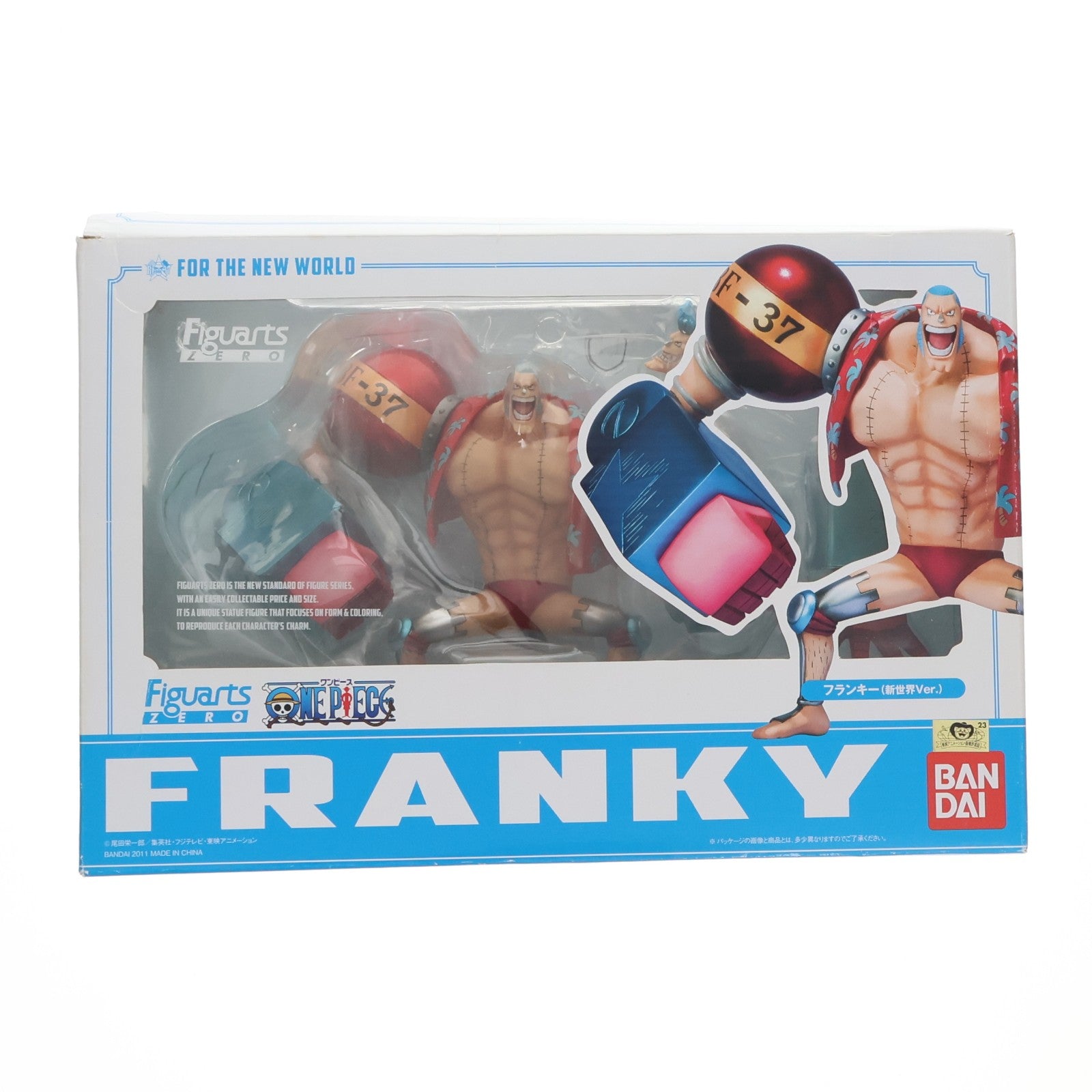 【中古即納】[FIG] フィギュアーツZERO フランキー(新世界Ver.) ONE PIECE(ワンピース) 完成品 フィギュア バンダイ(20121208)