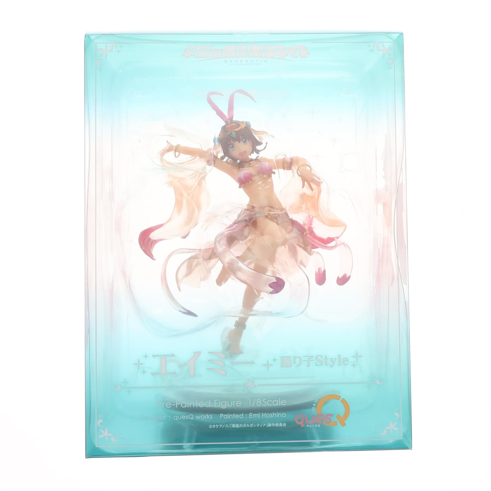 【中古即納】[FIG] エイミー 踊り子Style 翠星のガルガンティア 1/8 完成品 フィギュア キューズQ(20170615)