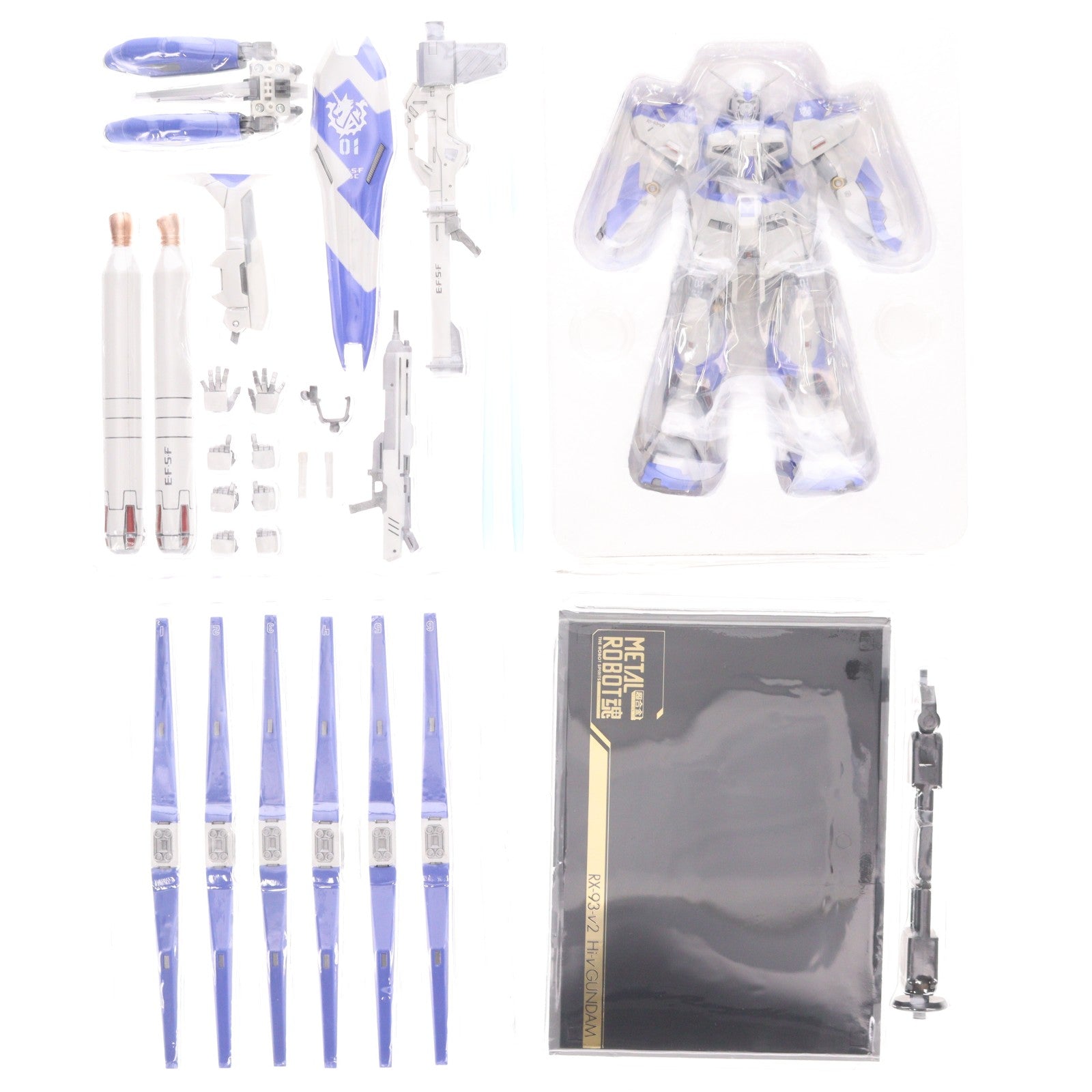【中古即納】[FIG] METAL ROBOT魂 Hi-νガンダム 機動戦士ガンダム 逆襲のシャア ベルトーチカ・チルドレン 完成品 可動フィギュア バンダイ(20150117)