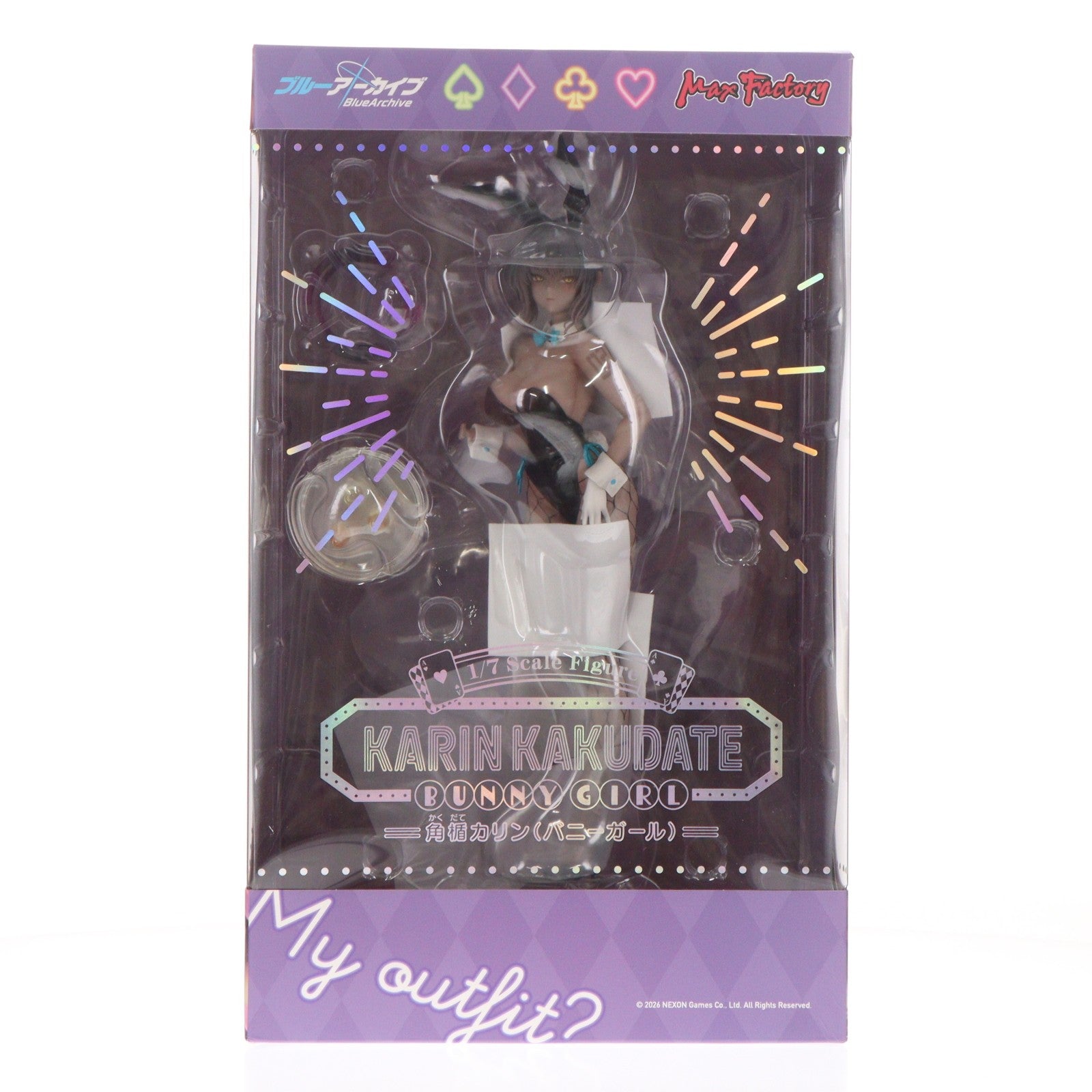 【中古即納】[FIG] 角楯カリン(バニーガール)(かくだてかりん) ブルーアーカイブ -Blue Archive- 1/7 完成品 フィギュア マックスファクトリー(20260521)
